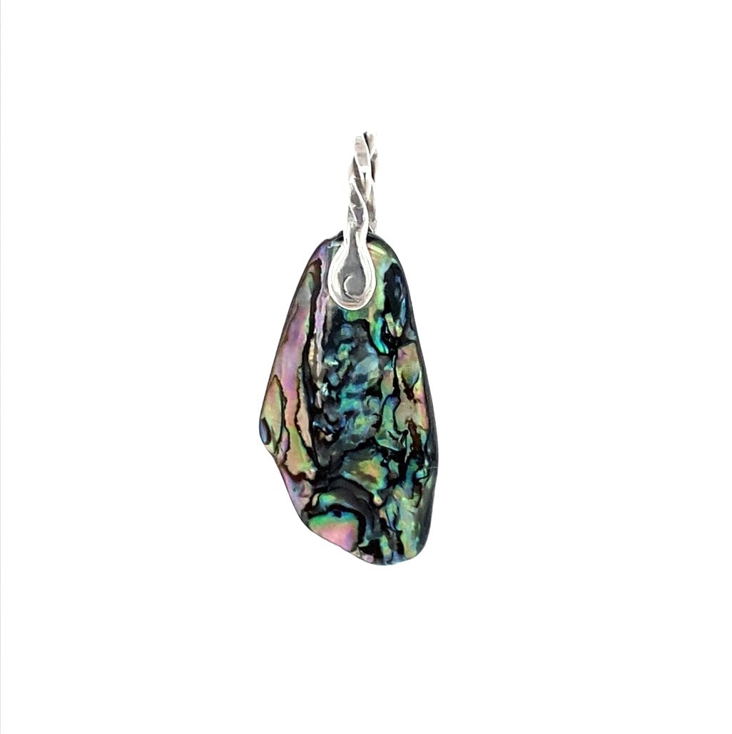 Abalone Shell Pendant ("Cascades Abalone") (V) - Barb Murrin Jewelry