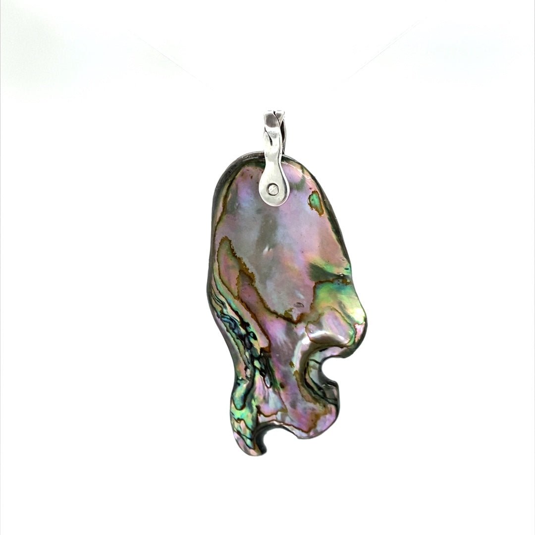 Abalone Shell Fish Pendant ("Abalone Fish") (J) - Barb Murrin Jewelry