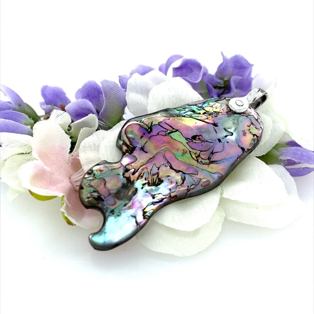 Abalone Shell Fish Pendant ("Abalone Fish") (J) - Barb Murrin Jewelry