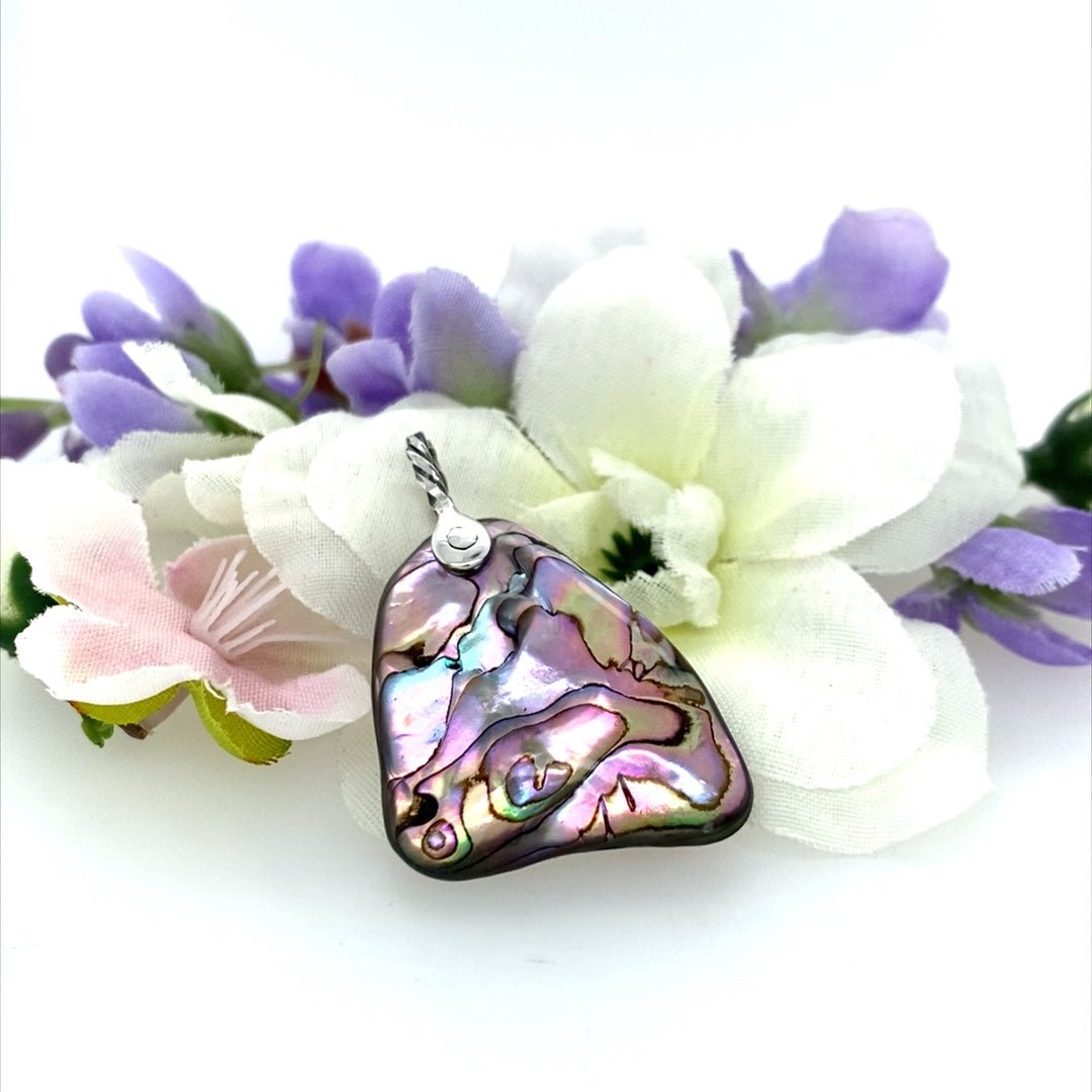 Abalone Shell Pendant ("Abalone Bell") (O) - Barb Murrin Jewelry