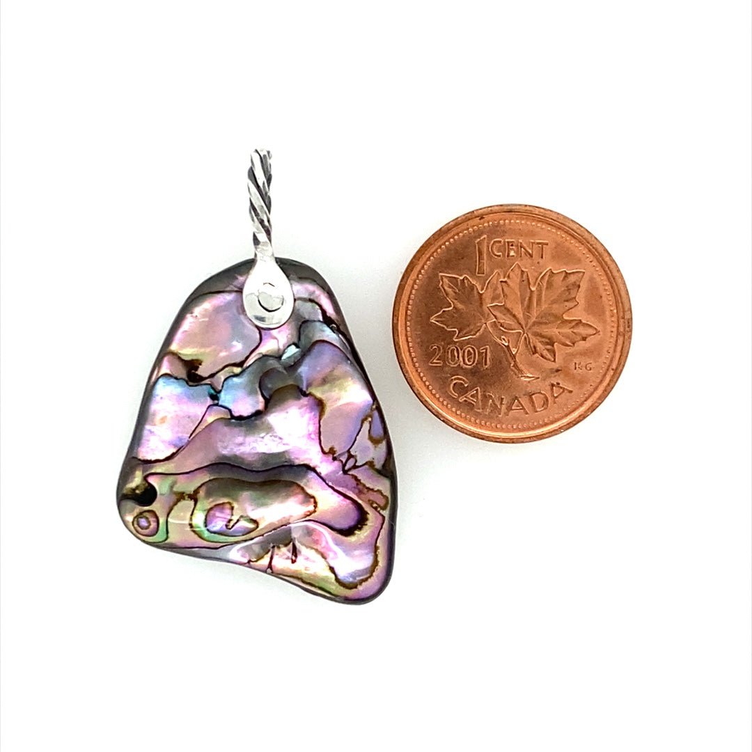 Abalone Shell Pendant ("Abalone Bell") (O) - Barb Murrin Jewelry