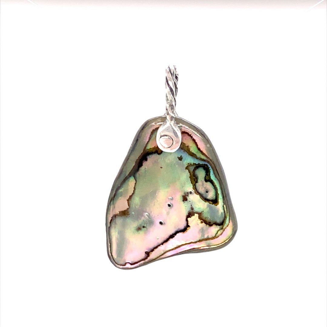 Abalone Shell Pendant ("Abalone Bell") (O) - Barb Murrin Jewelry