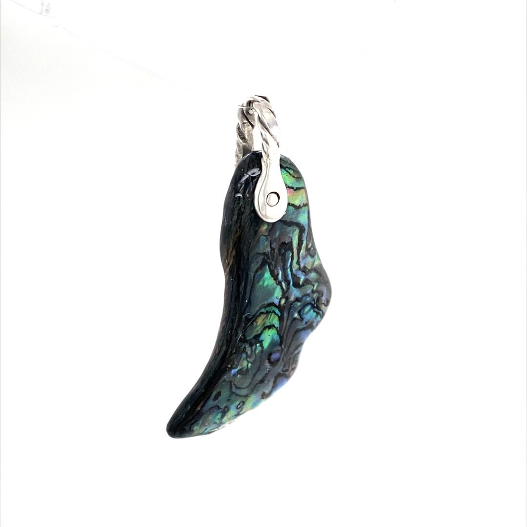 Abalone Shell Pendant ("Abalone Slipper") (L) - Barb Murrin Jewelry