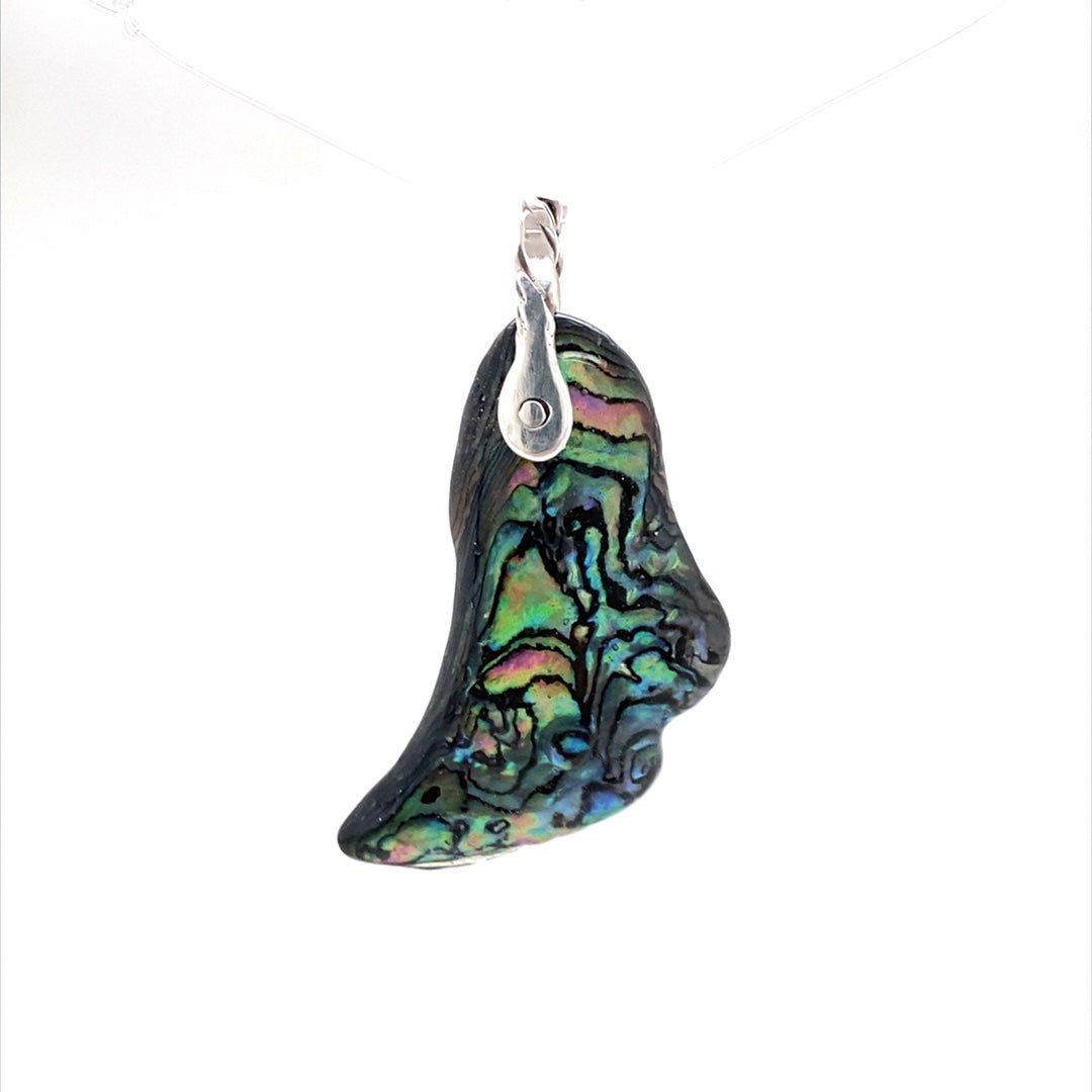 Abalone Shell Pendant ("Abalone Slipper") (L) - Barb Murrin Jewelry