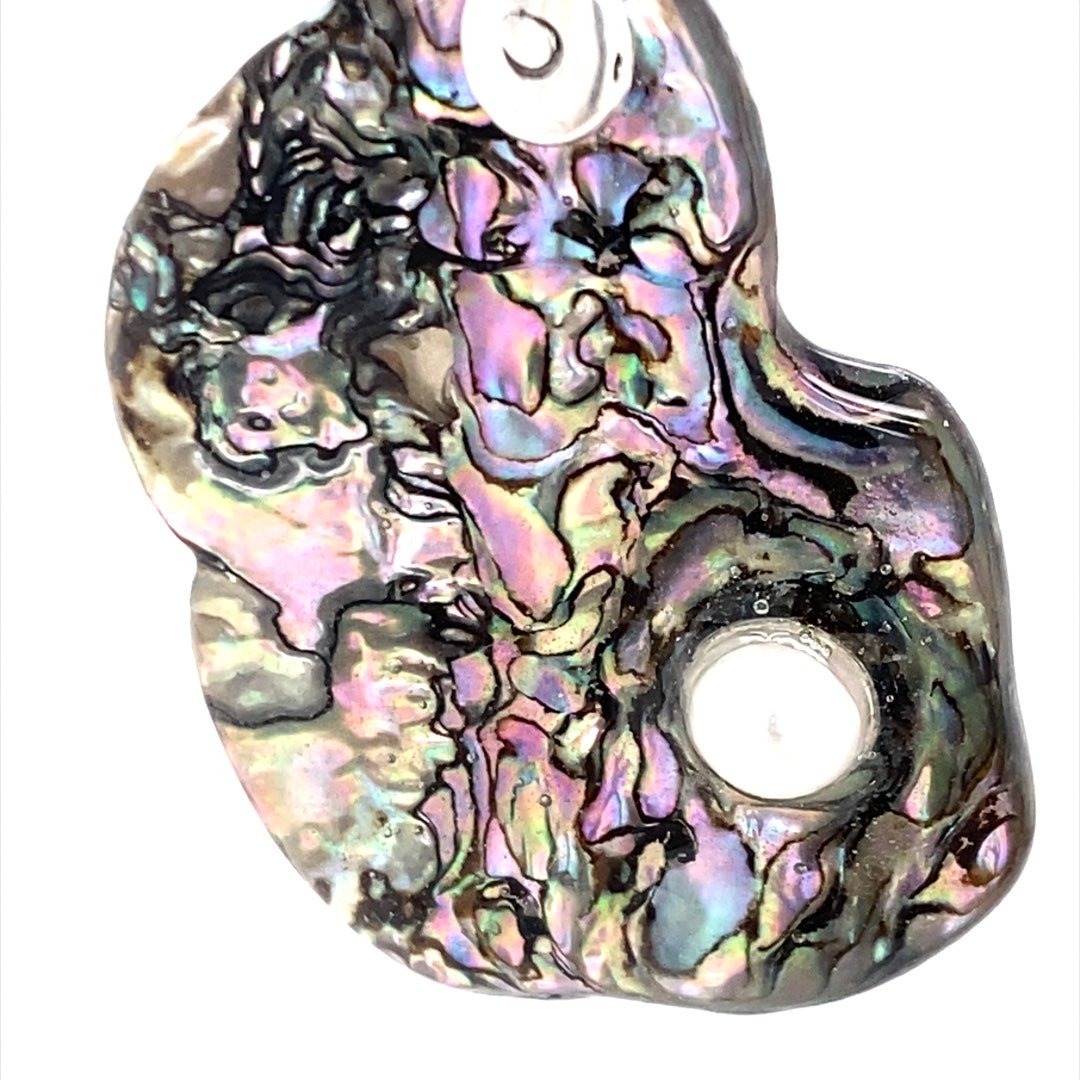 Abalone Shell Pendant ("Abalone White Pearl") (K) - Barb Murrin Jewelry