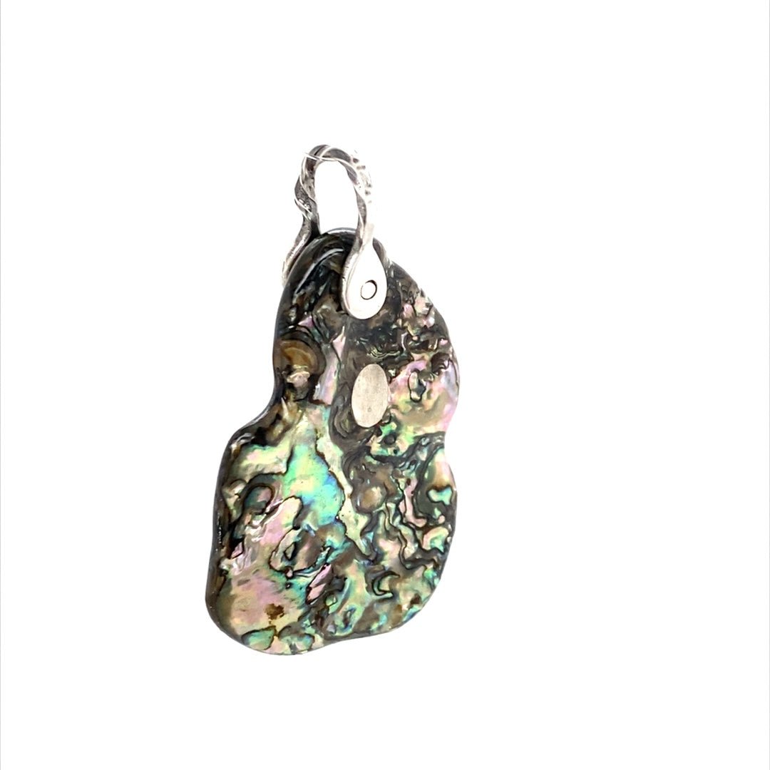 Abalone Shell Pendant ("Abalone White Pearl") (K) - Barb Murrin Jewelry