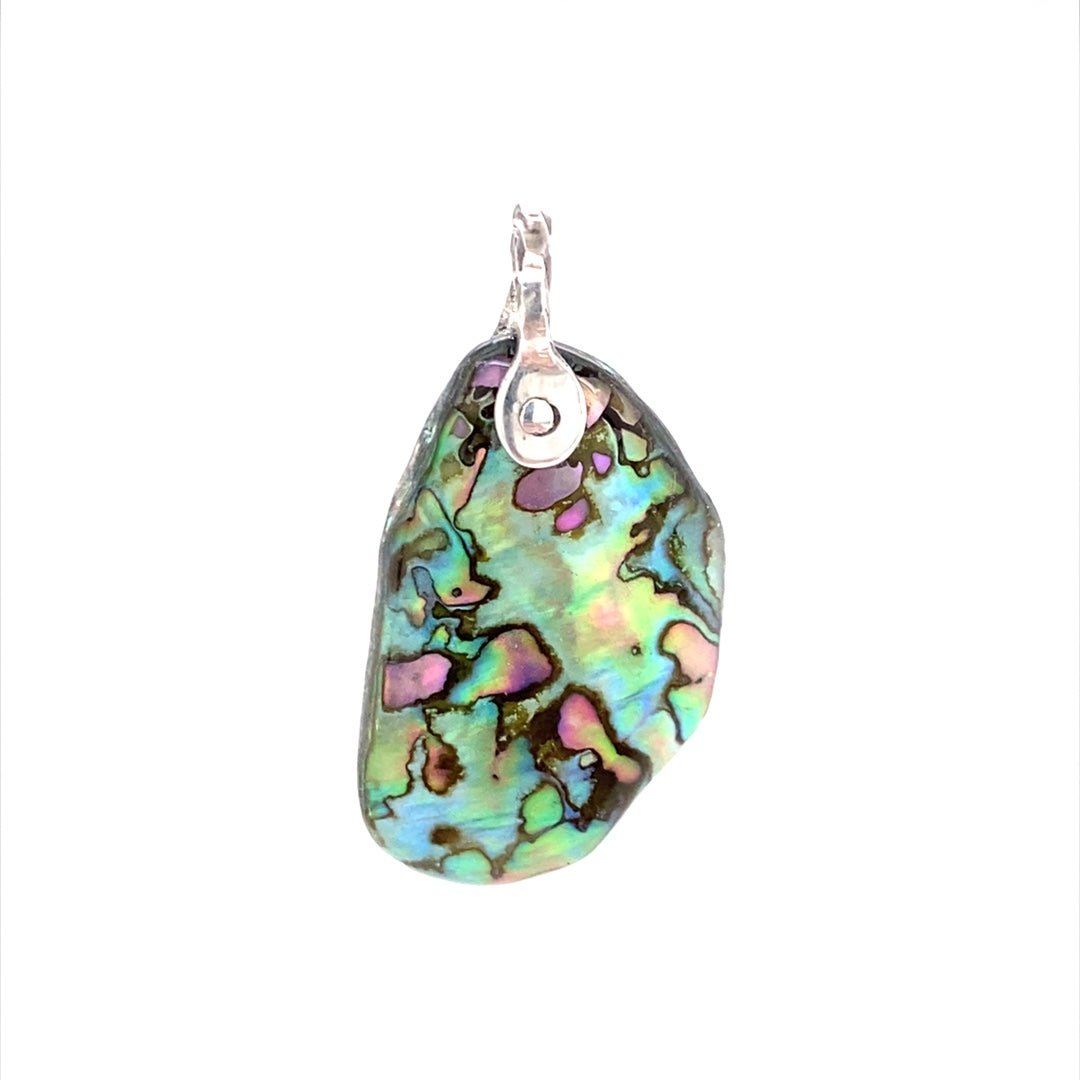 Abalone Shell Pendant ("Spotted Abalone") (T) - Barb Murrin Jewelry