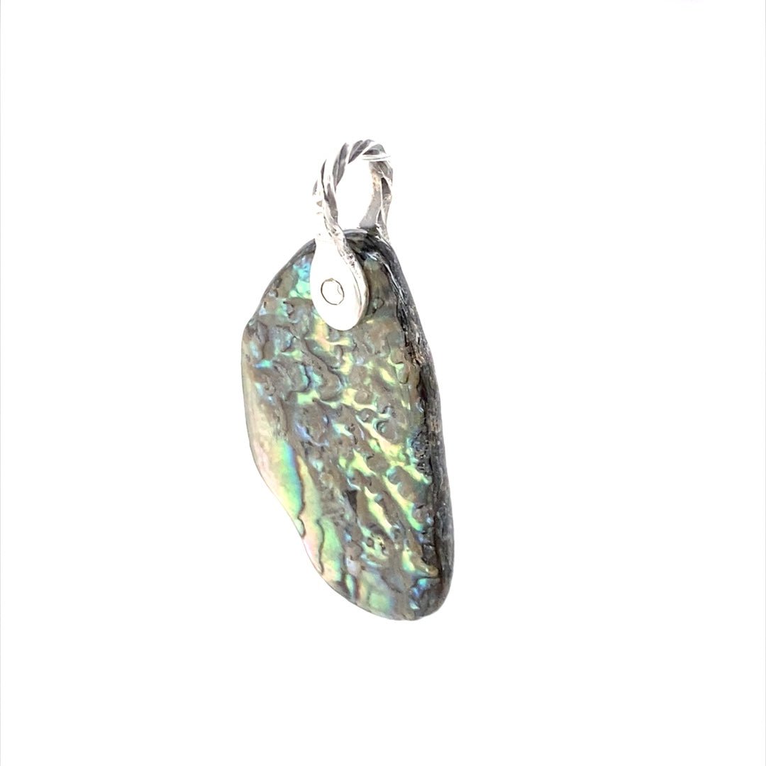 Abalone Shell Pendant ("Spotted Abalone") (T) - Barb Murrin Jewelry