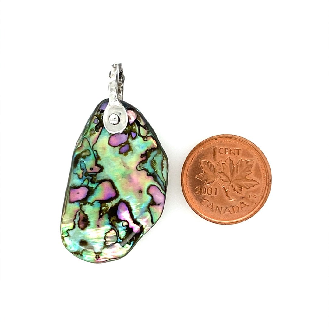 Abalone Shell Pendant ("Spotted Abalone") (T) - Barb Murrin Jewelry