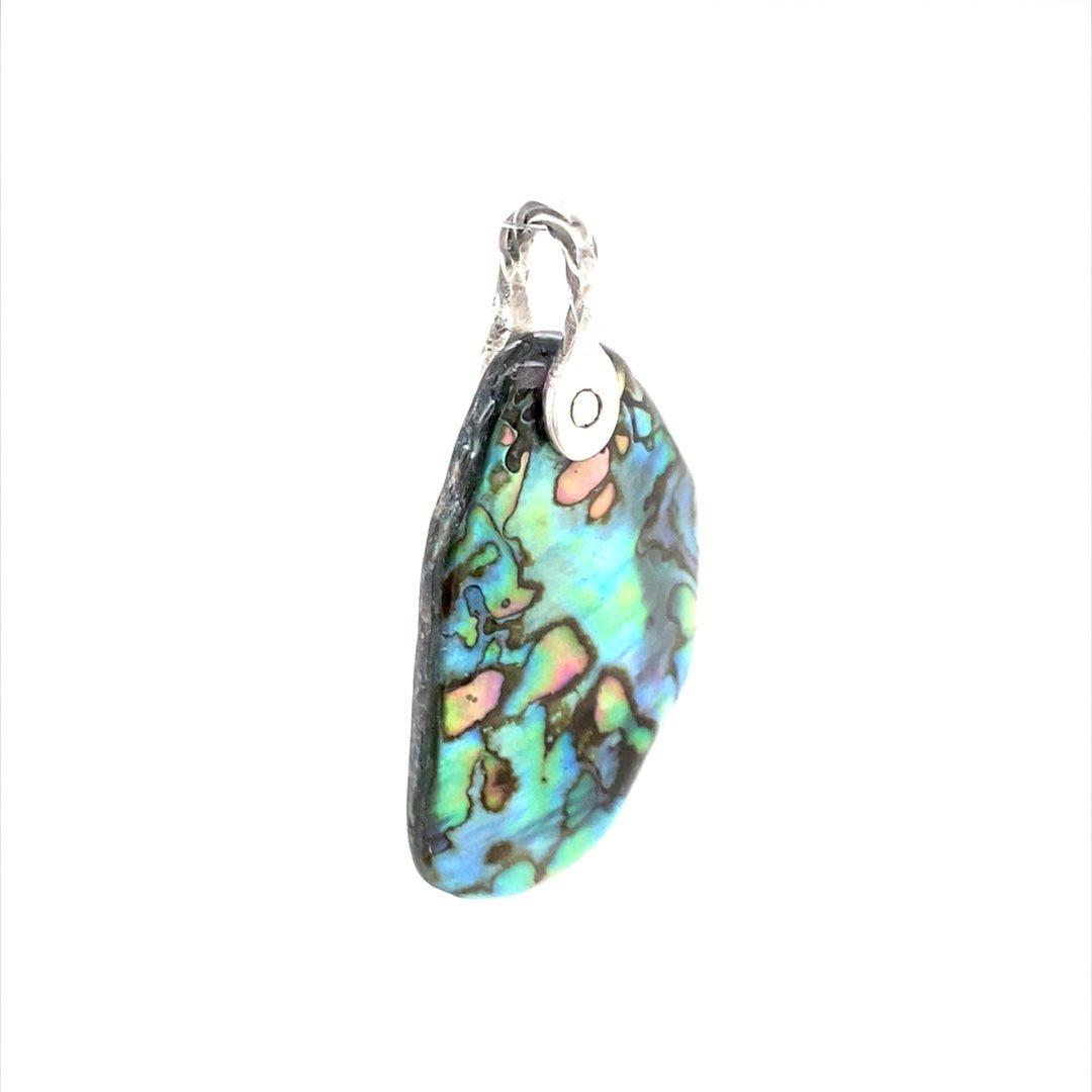 Abalone Shell Pendant ("Spotted Abalone") (T) - Barb Murrin Jewelry