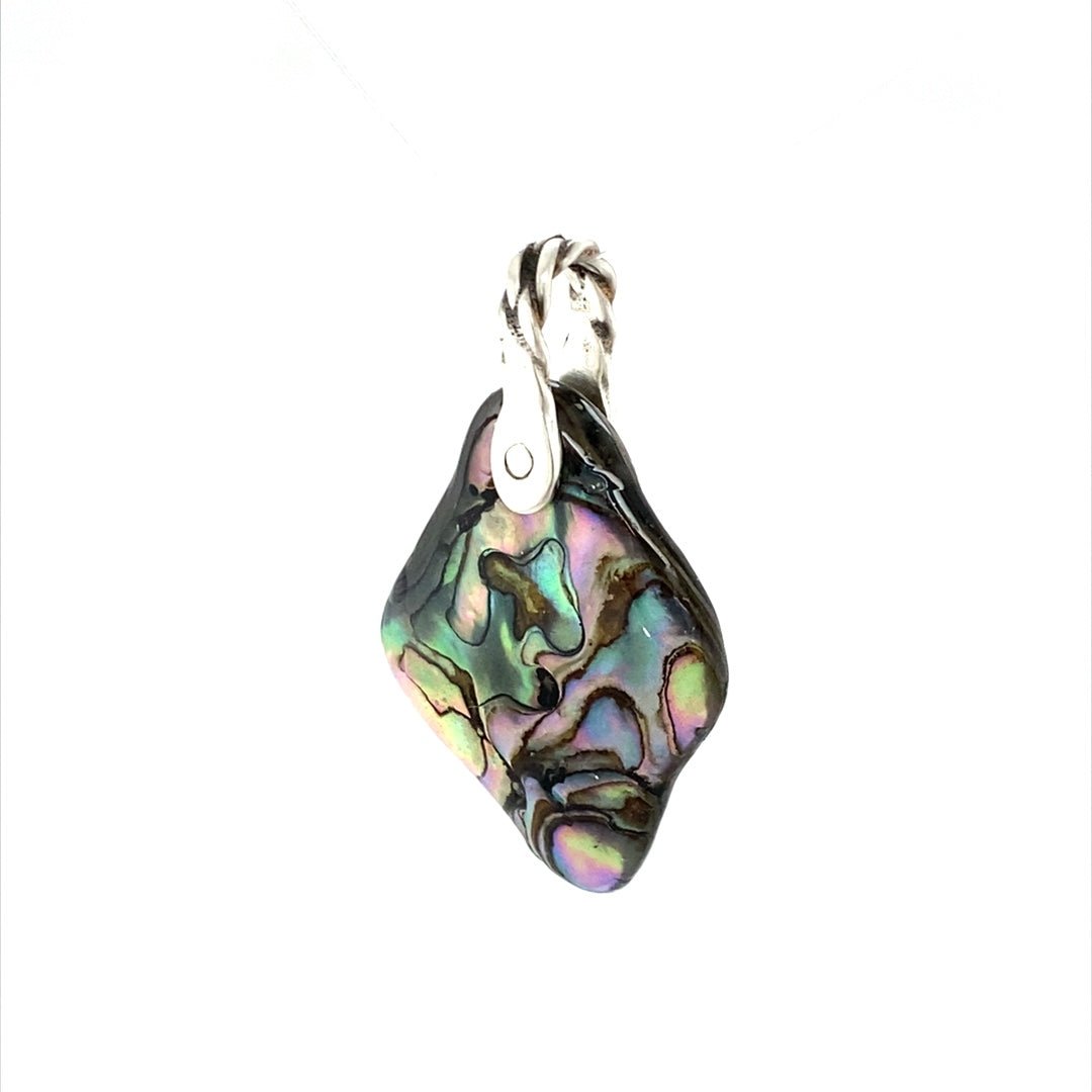 Abalone Shell Pendant ("Topographic Abalone") (N) - Barb Murrin Jewelry