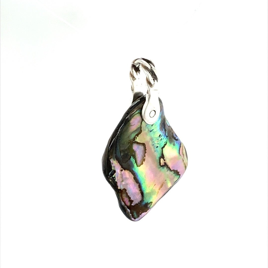 Abalone Shell Pendant ("Topographic Abalone") (N) - Barb Murrin Jewelry