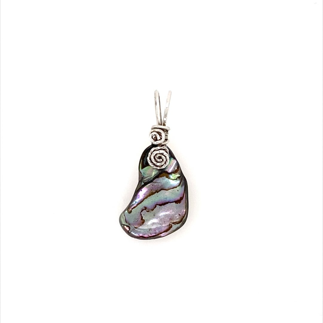 Abalone Shell Pendants, Small and Medium - Barb Murrin Jewelry