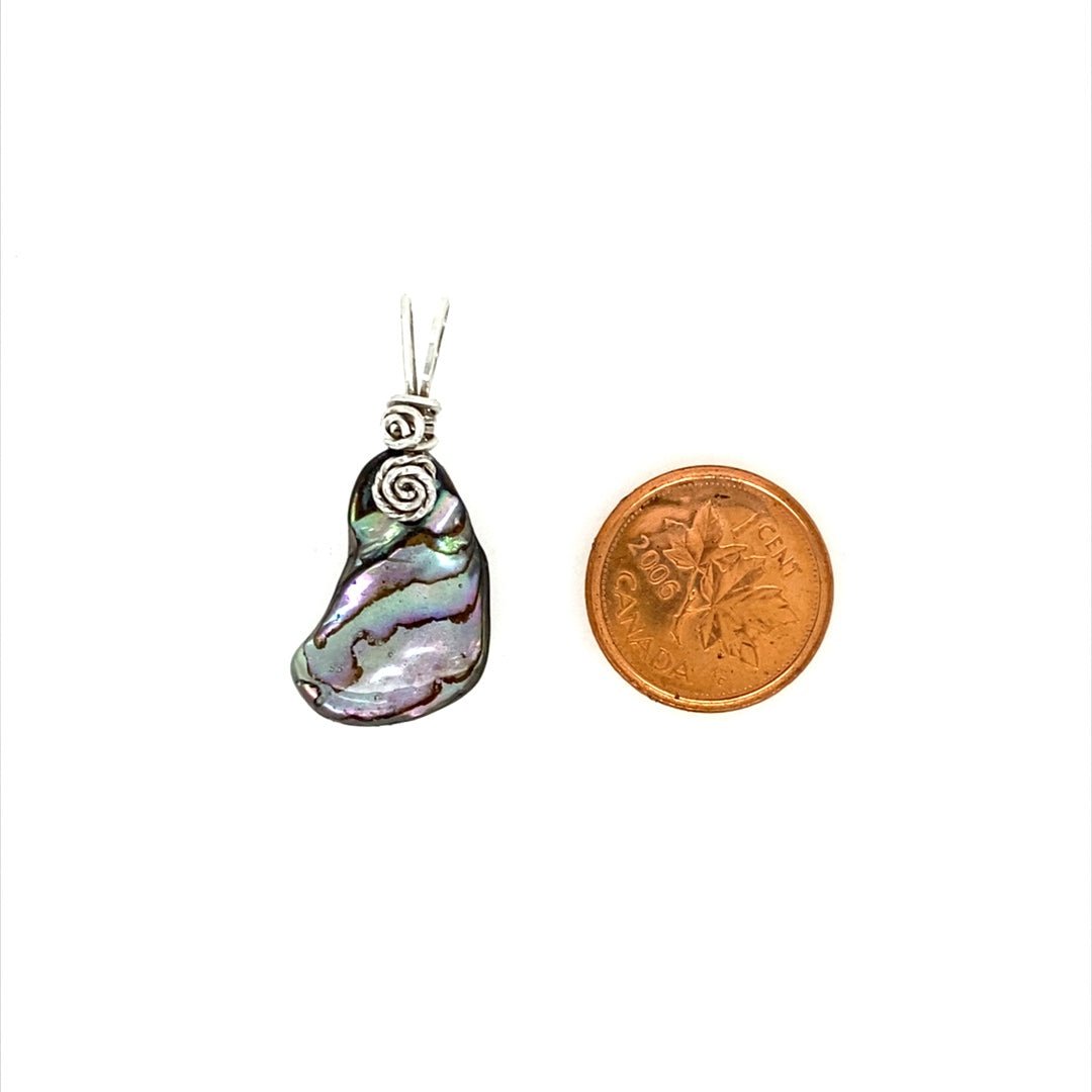 Abalone Shell Pendants, Small and Medium - Barb Murrin Jewelry