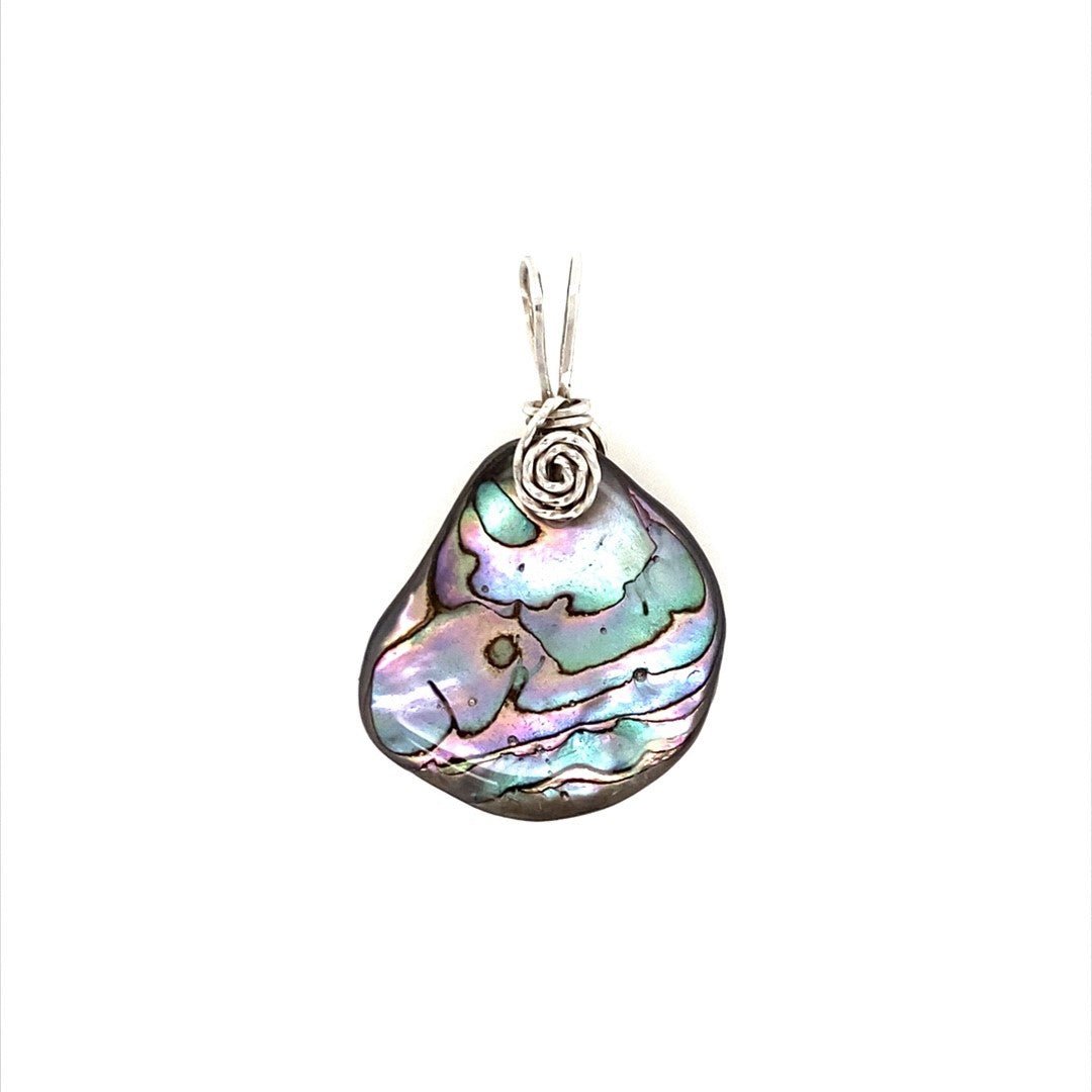 Abalone Shell Pendants, Small and Medium - Barb Murrin Jewelry