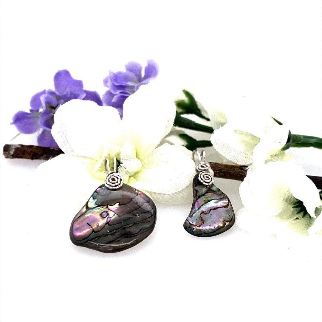 Abalone Shell Pendants, Small and Medium - Barb Murrin Jewelry