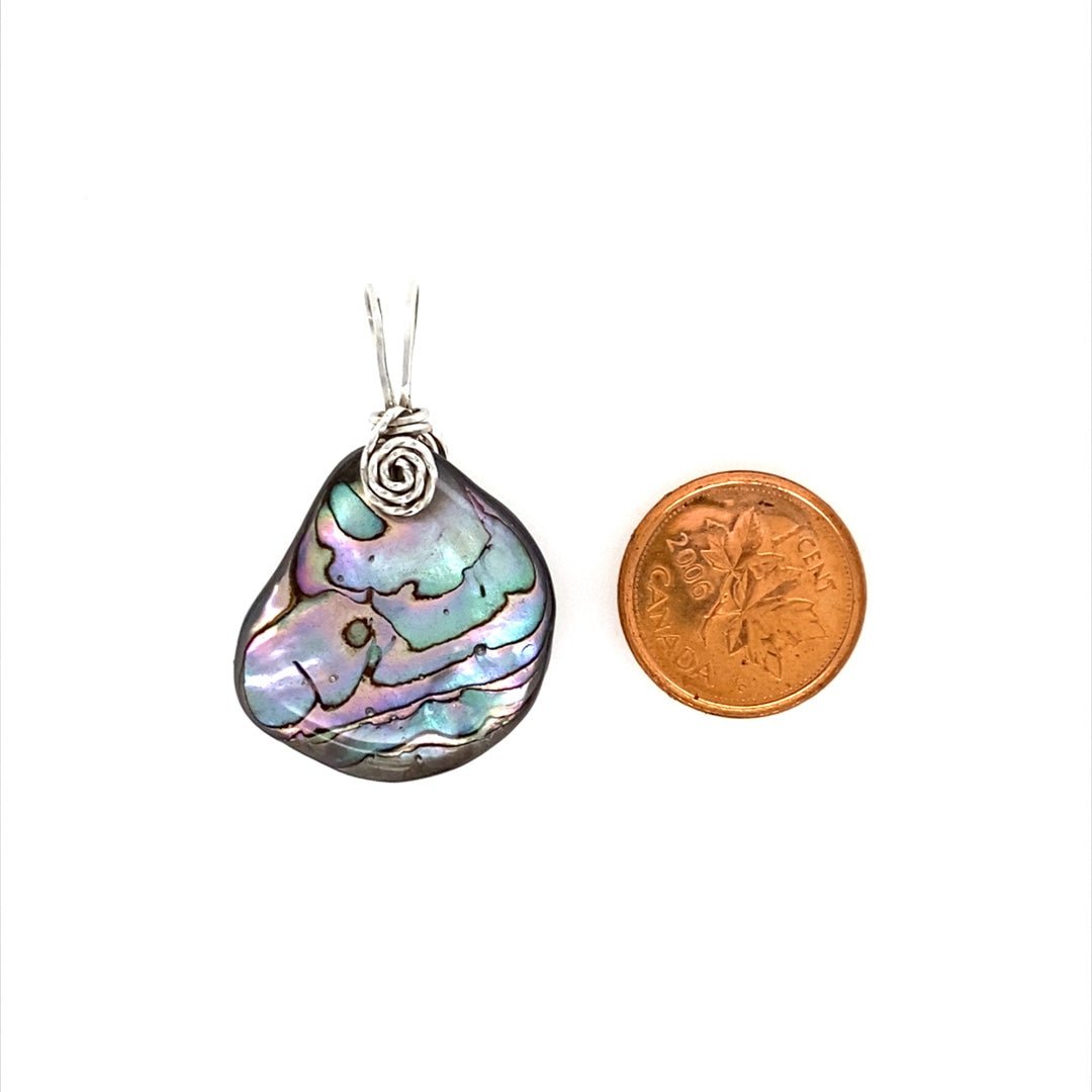 Abalone Shell Pendants, Small and Medium - Barb Murrin Jewelry