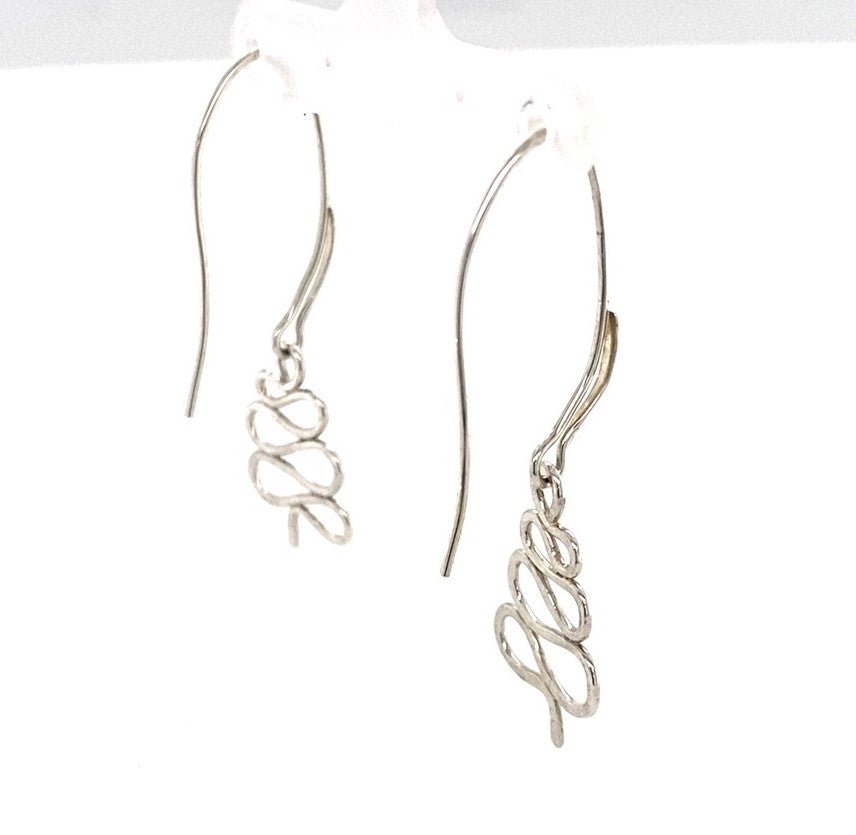 Argentium Silver Tree Earrings - Barb Murrin Jewelry