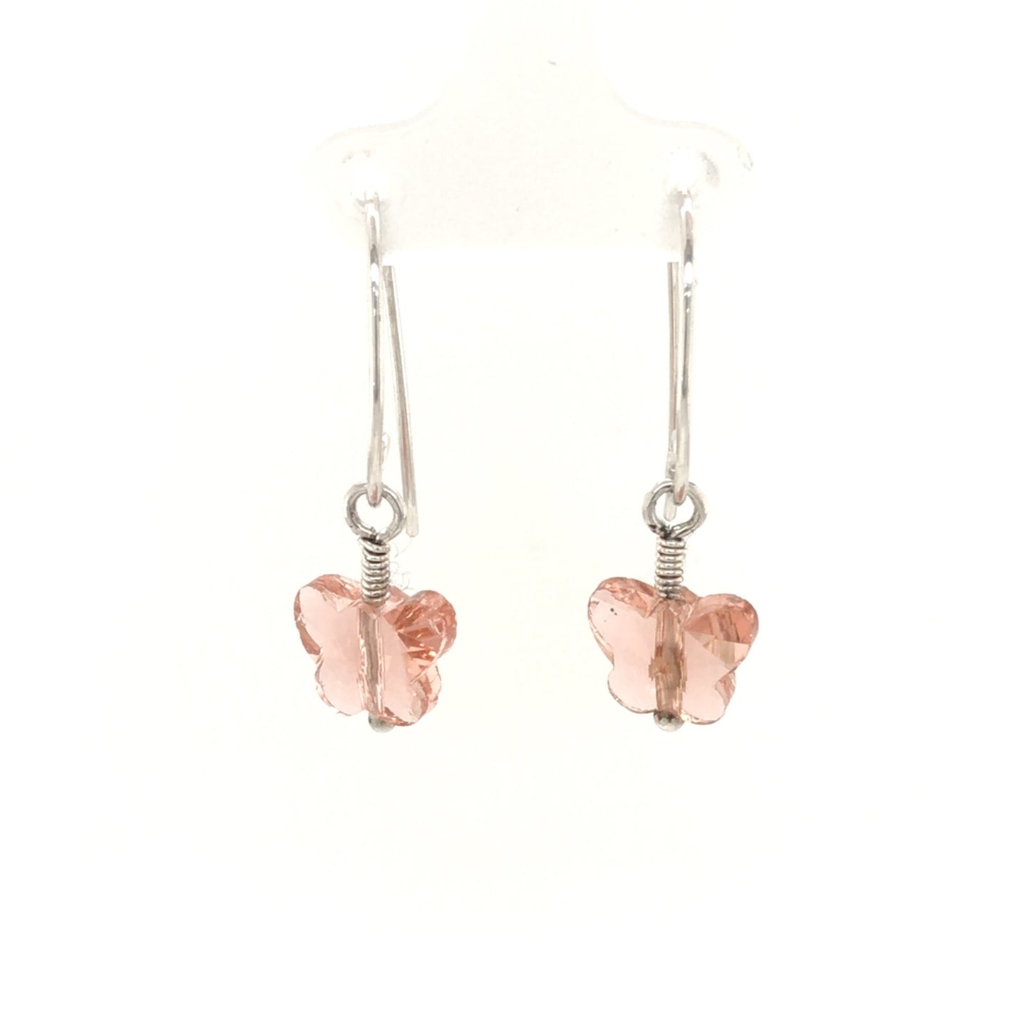 Birthstone Glass Butterfly Earrings, July to December (DISCONTINUING) - Barb Murrin Jewelry