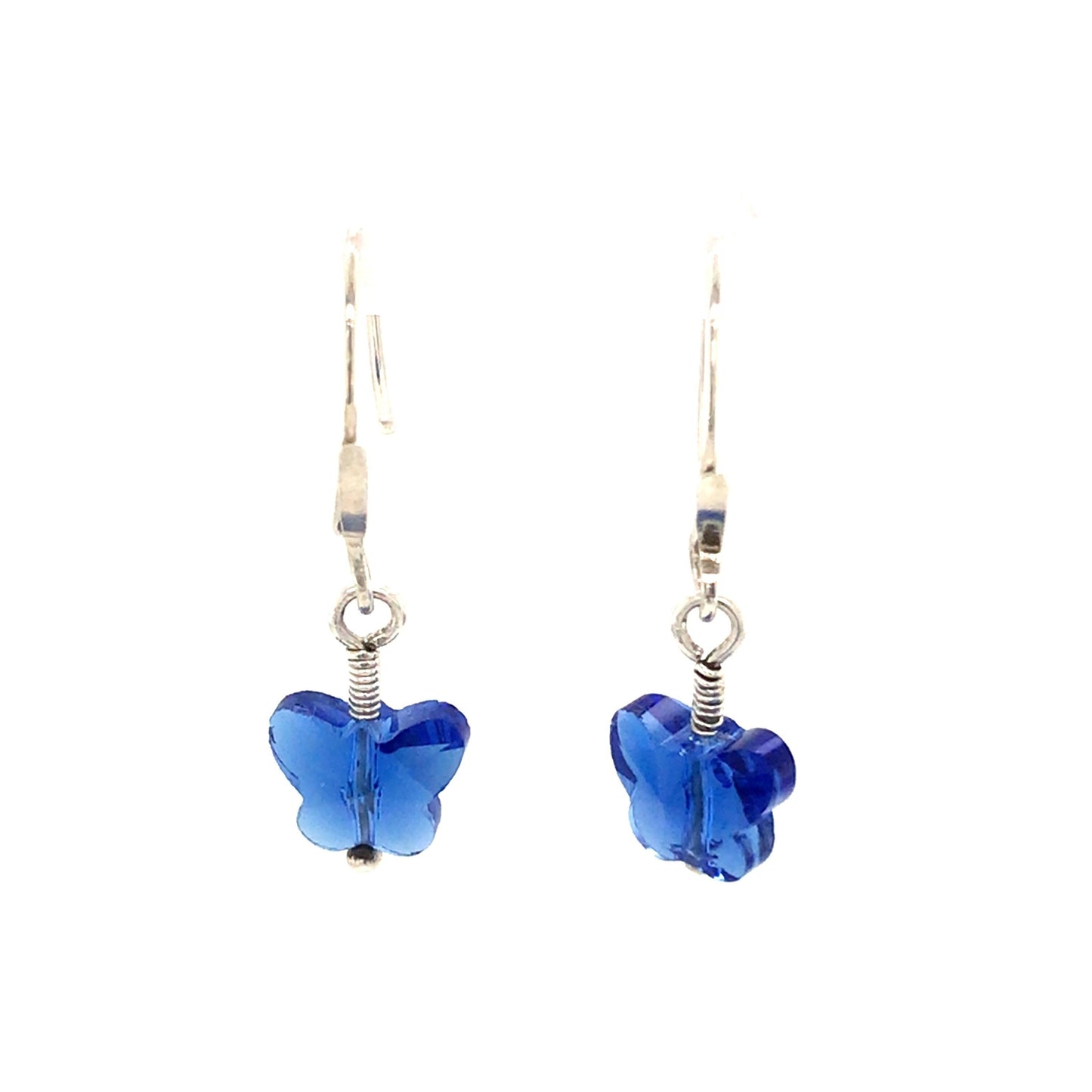 Birthstone Glass Butterfly Earrings, July to December (DISCONTINUING) - Barb Murrin Jewelry