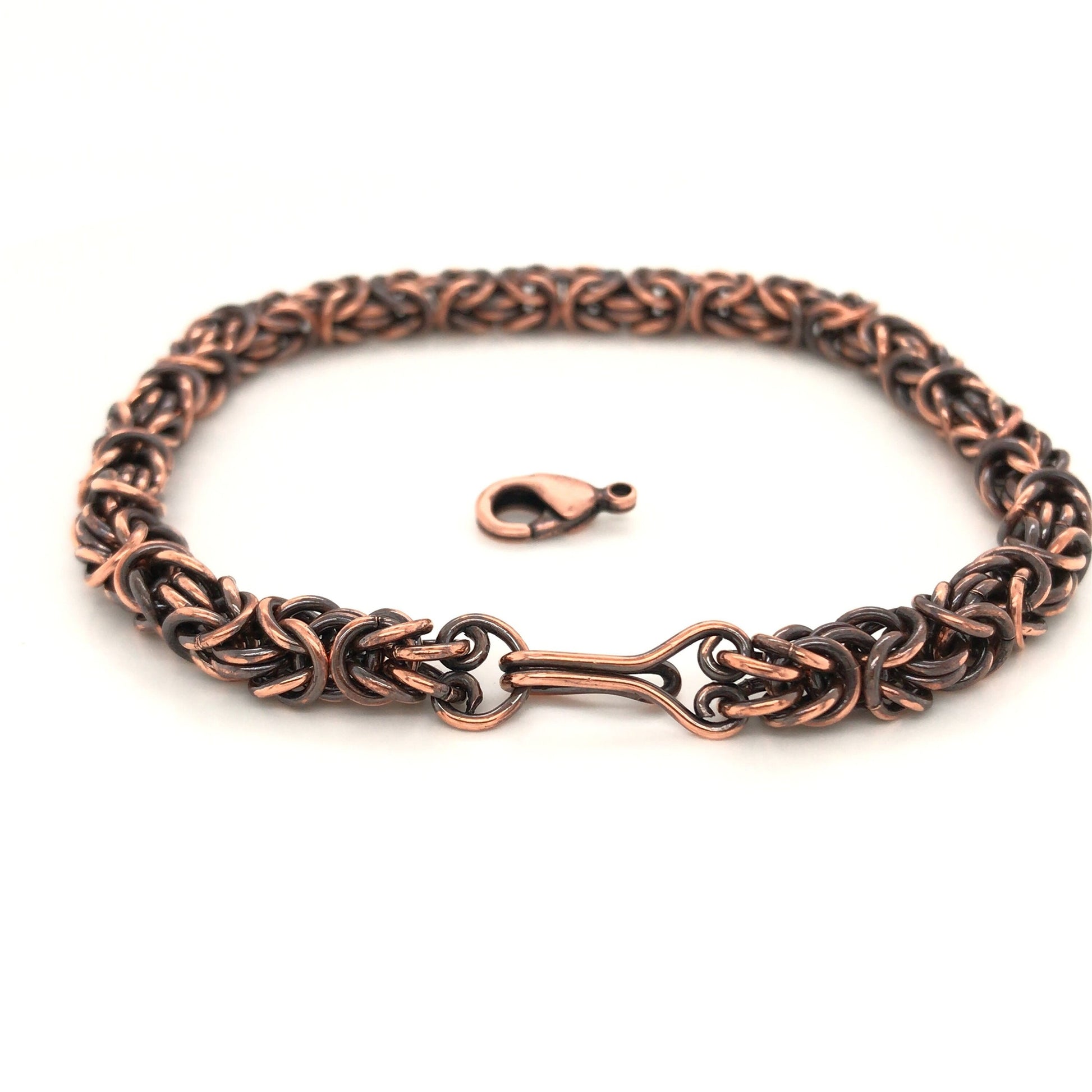 Copper Byzantine Chain Maille Bracelet - Barb Murrin Jewelry