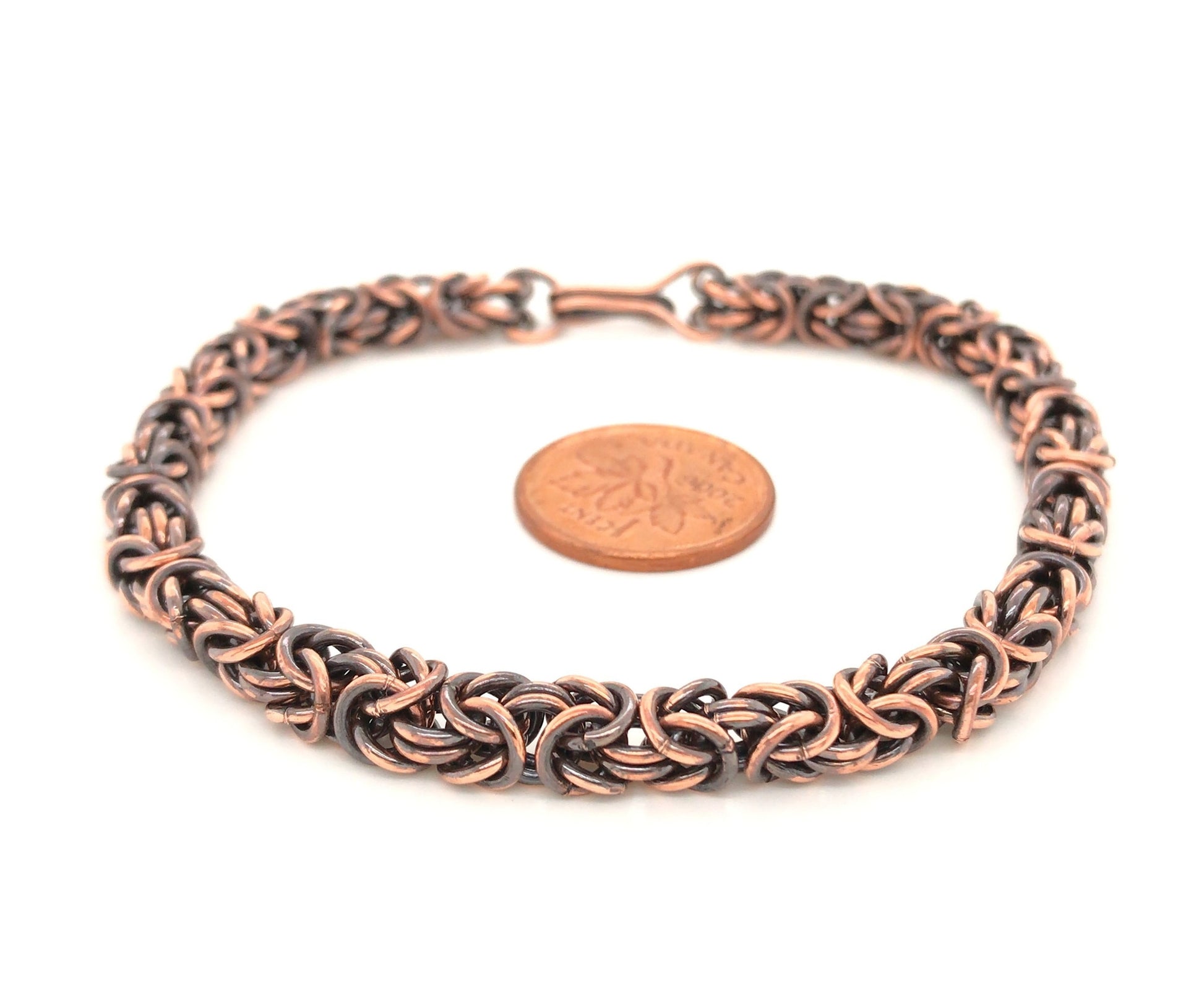 Copper Byzantine Chain Maille Bracelet - Barb Murrin Jewelry