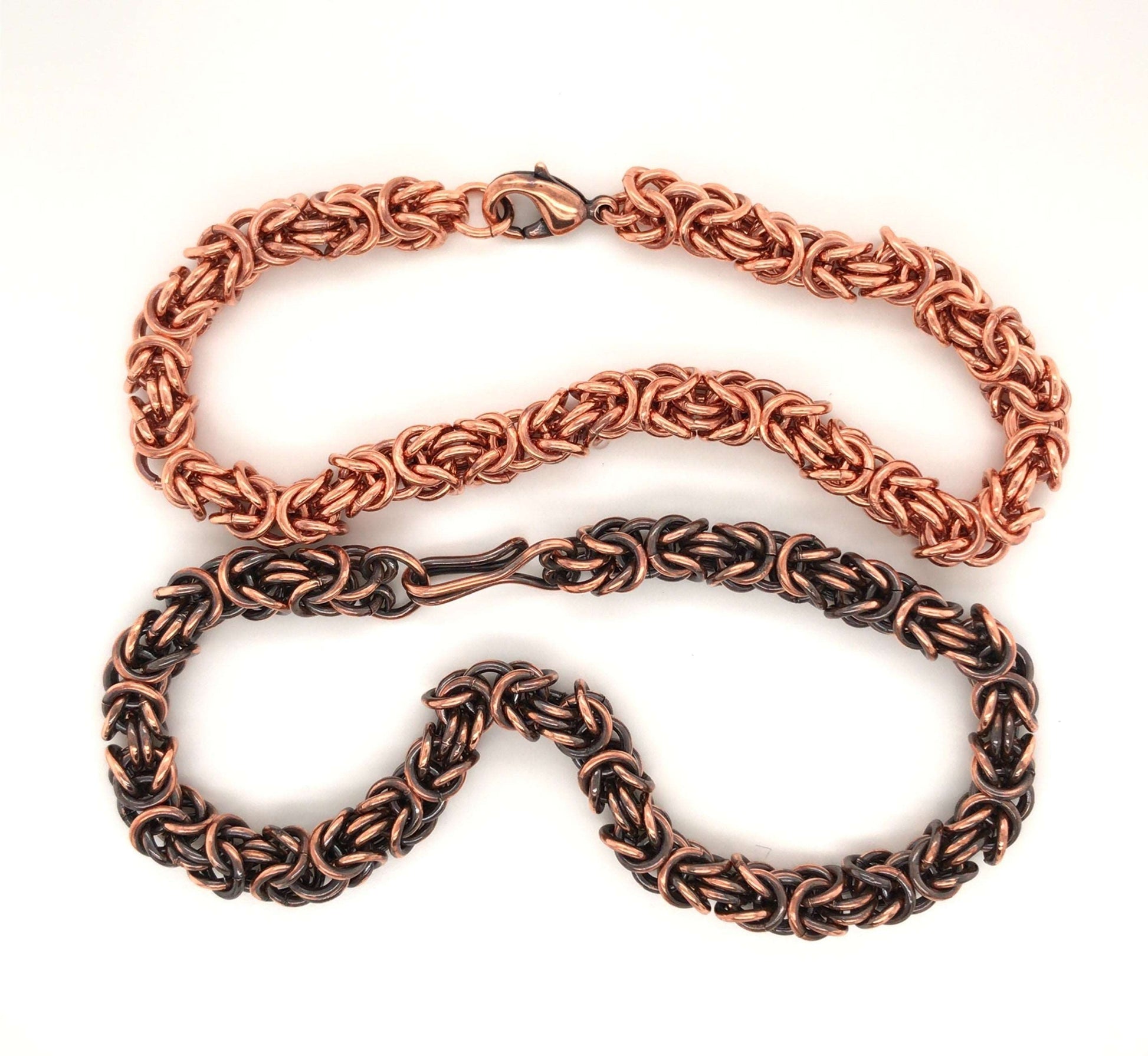 Copper Byzantine Chain Maille Bracelet - Barb Murrin Jewelry