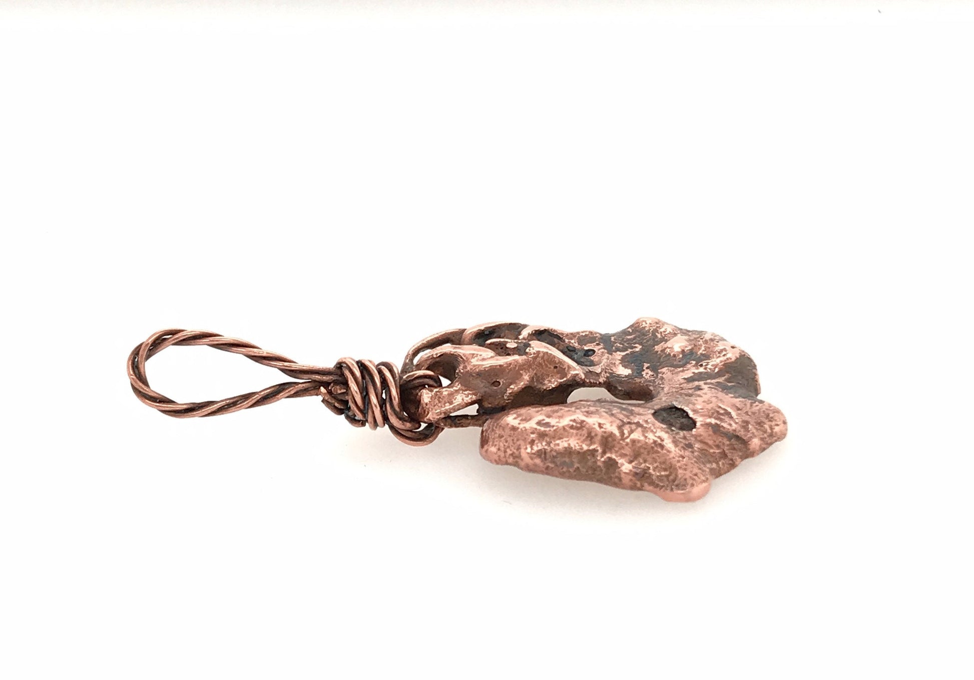 Copper Pendant ("Copper on a Rope") - Barb Murrin Jewelry