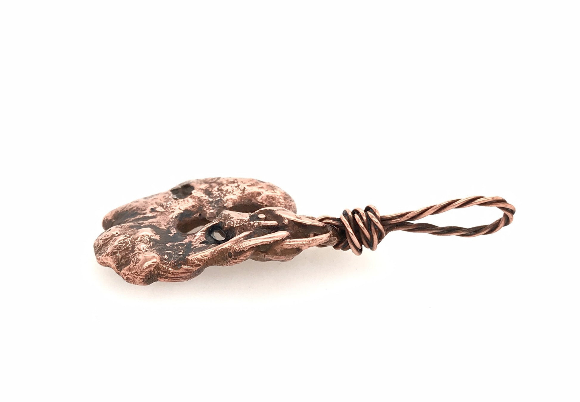 Copper Pendant ("Copper on a Rope") - Barb Murrin Jewelry