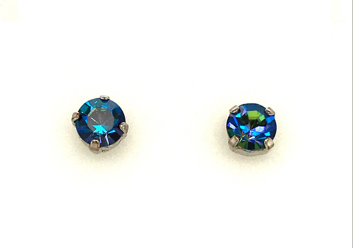 Czech Crystal Chaton Studs - Barb Murrin Jewelry