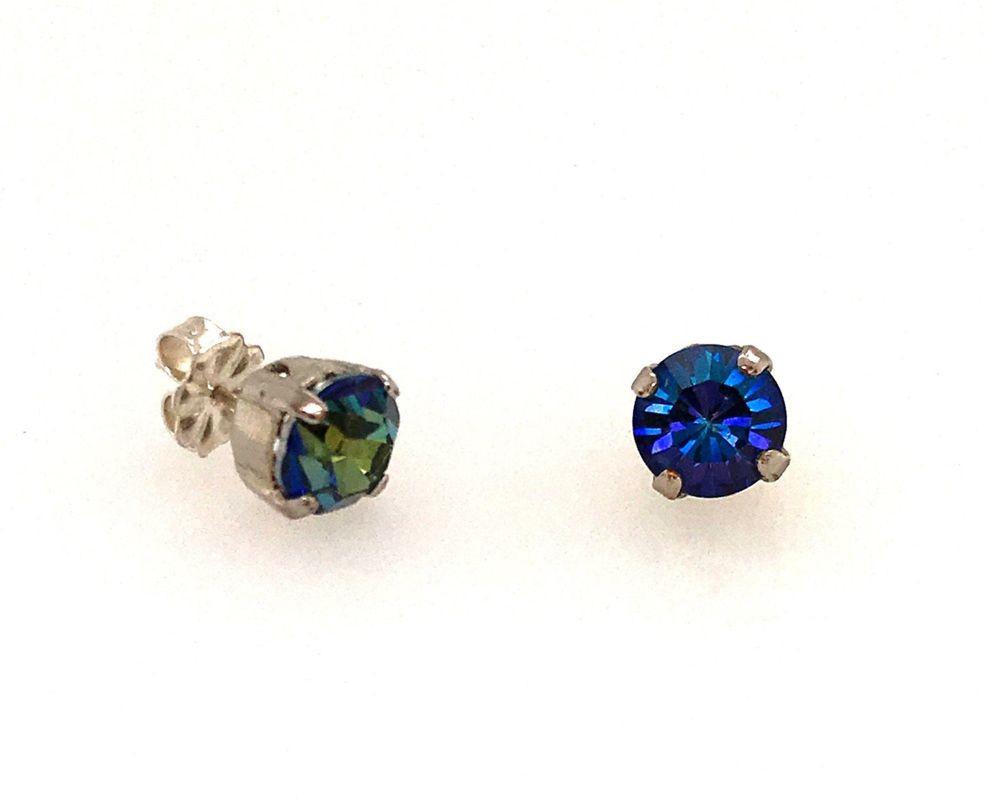 Czech Crystal Chaton Studs - Barb Murrin Jewelry