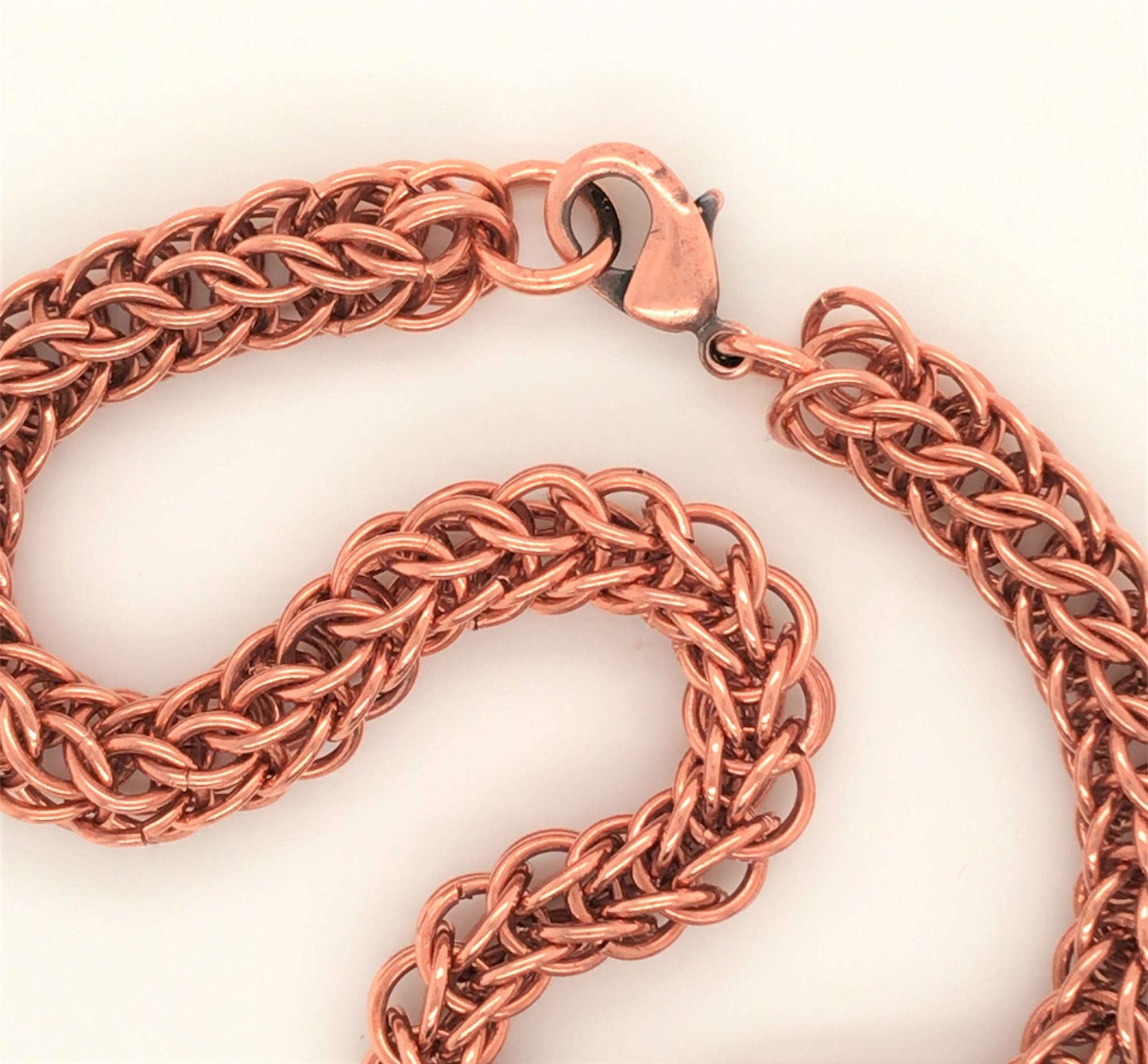 Full Persian Chain Maille Bracelet, Copper - Barb Murrin Jewelry