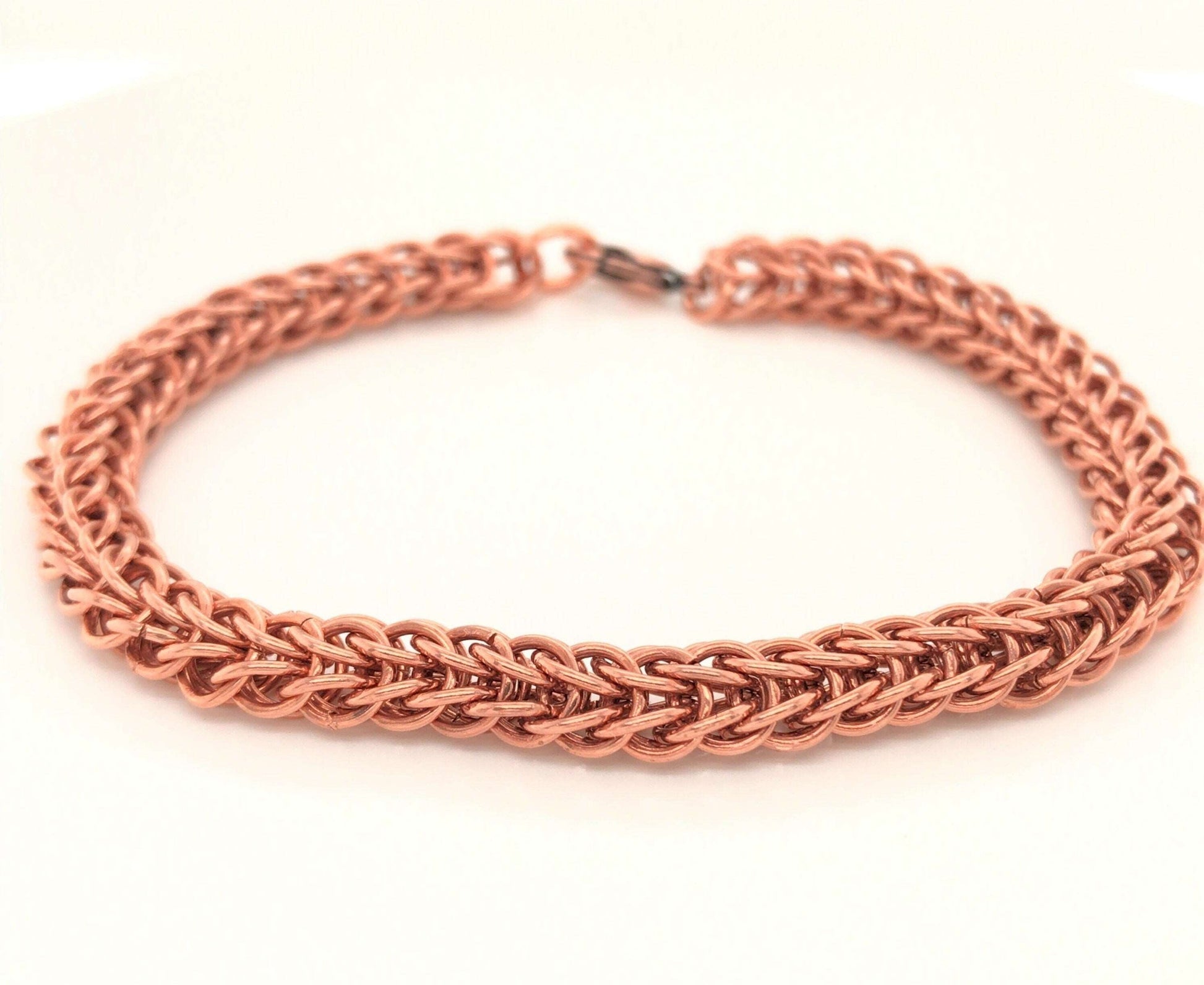 Full Persian Chain Maille Bracelet, Copper - Barb Murrin Jewelry