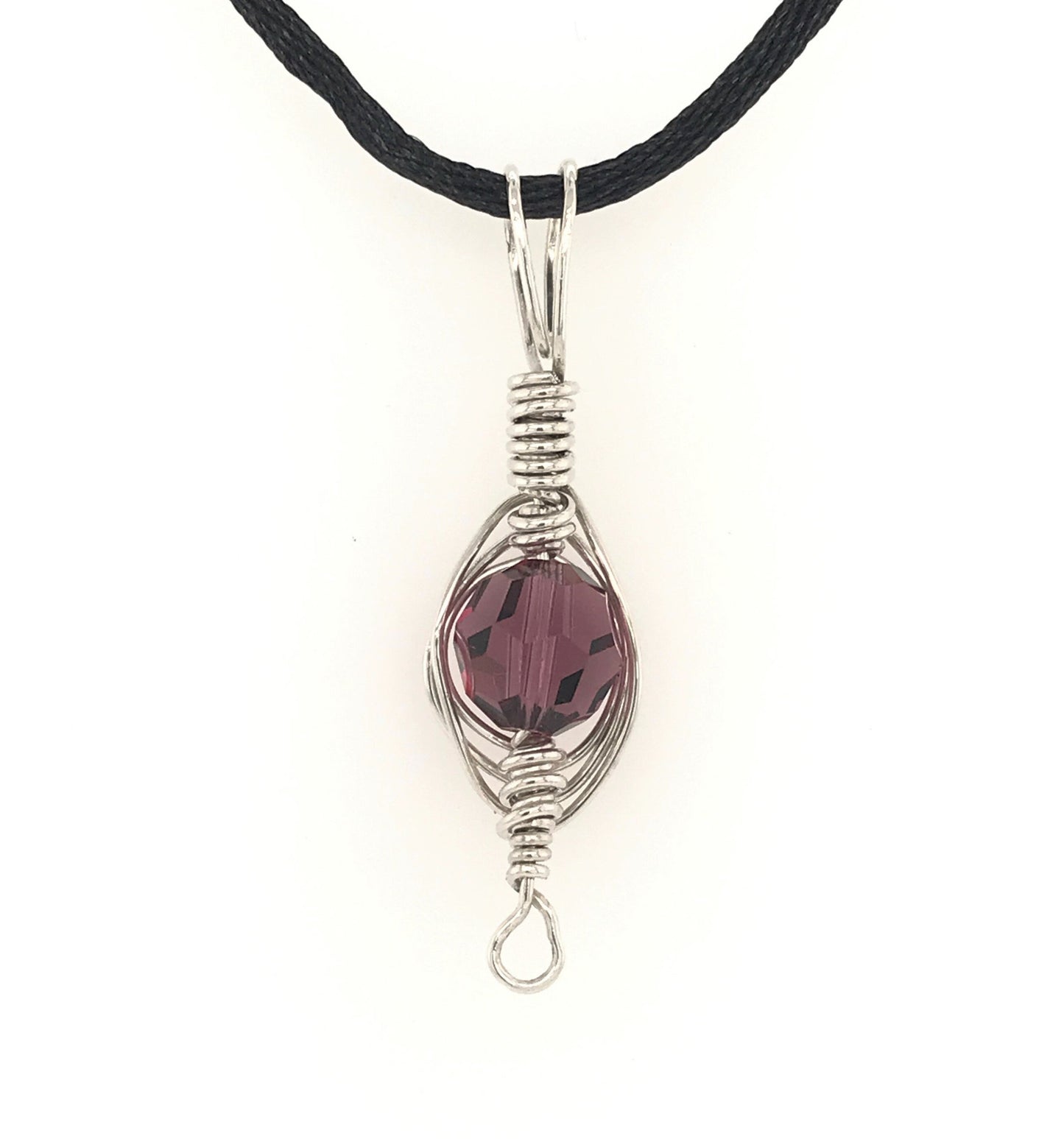 Herringbone Birthstone Pendants (DISCONTINUING) - Barb Murrin Jewelry