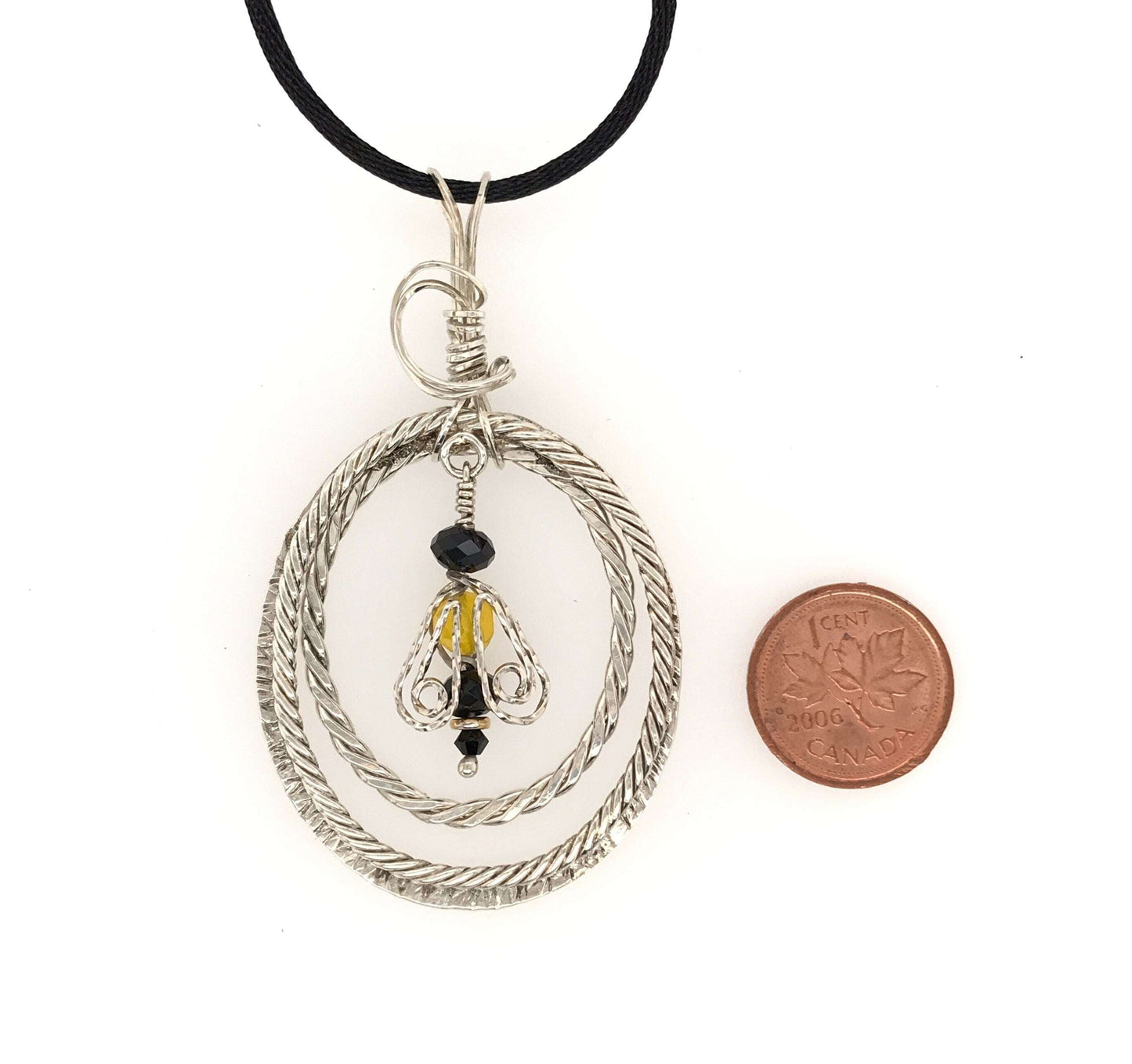 Honeybee Cameo Pendant - Barb Murrin Jewelry