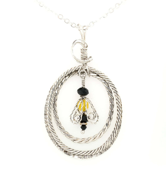 Honeybee Cameo Pendant - Barb Murrin Jewelry