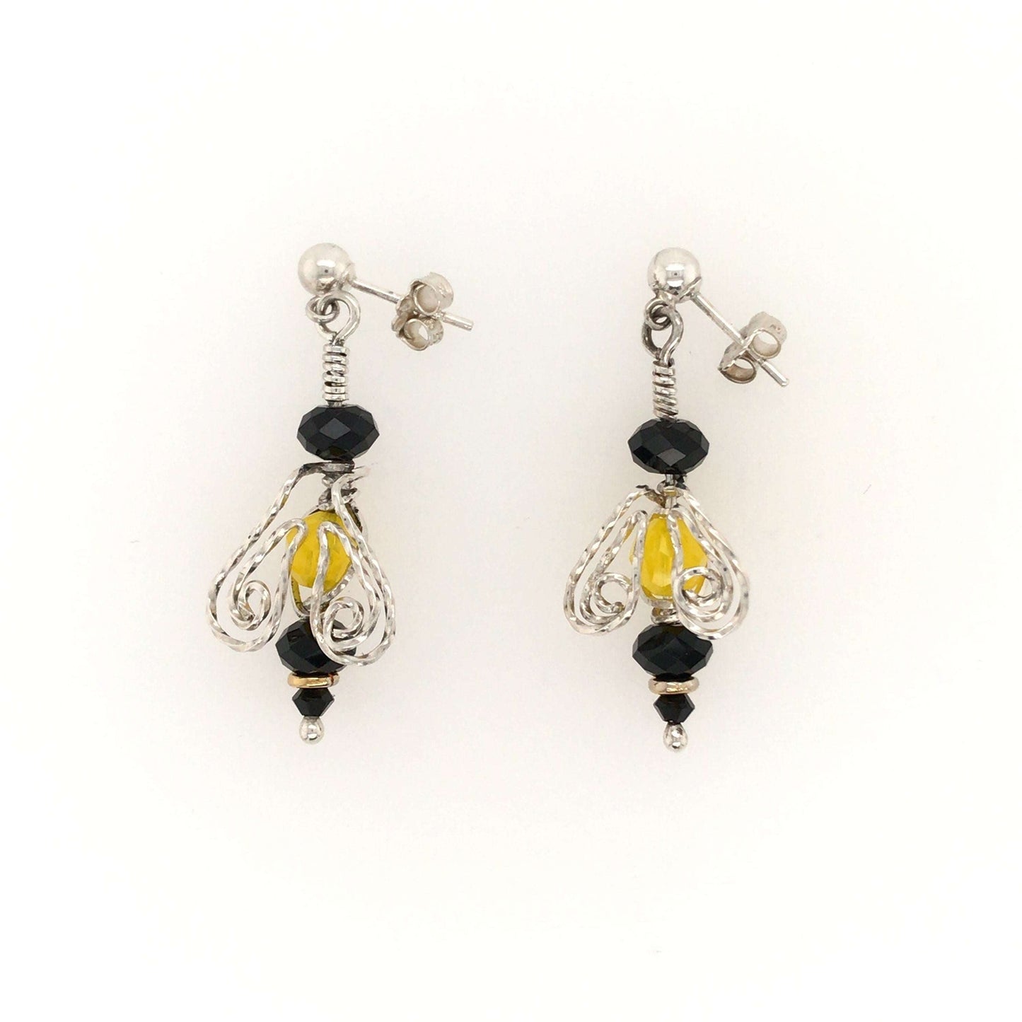 Honeybee Earrings - Barb Murrin Jewelry