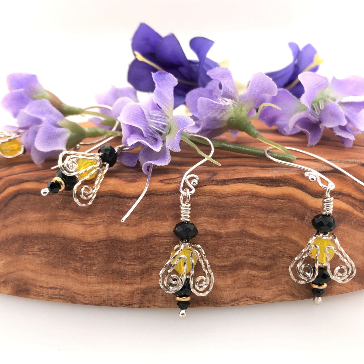 Honeybee Earrings - Barb Murrin Jewelry