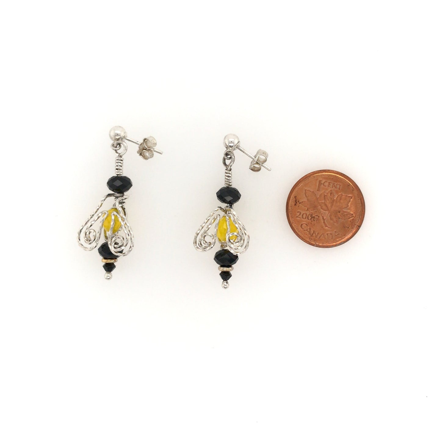 Honeybee Earrings - Barb Murrin Jewelry