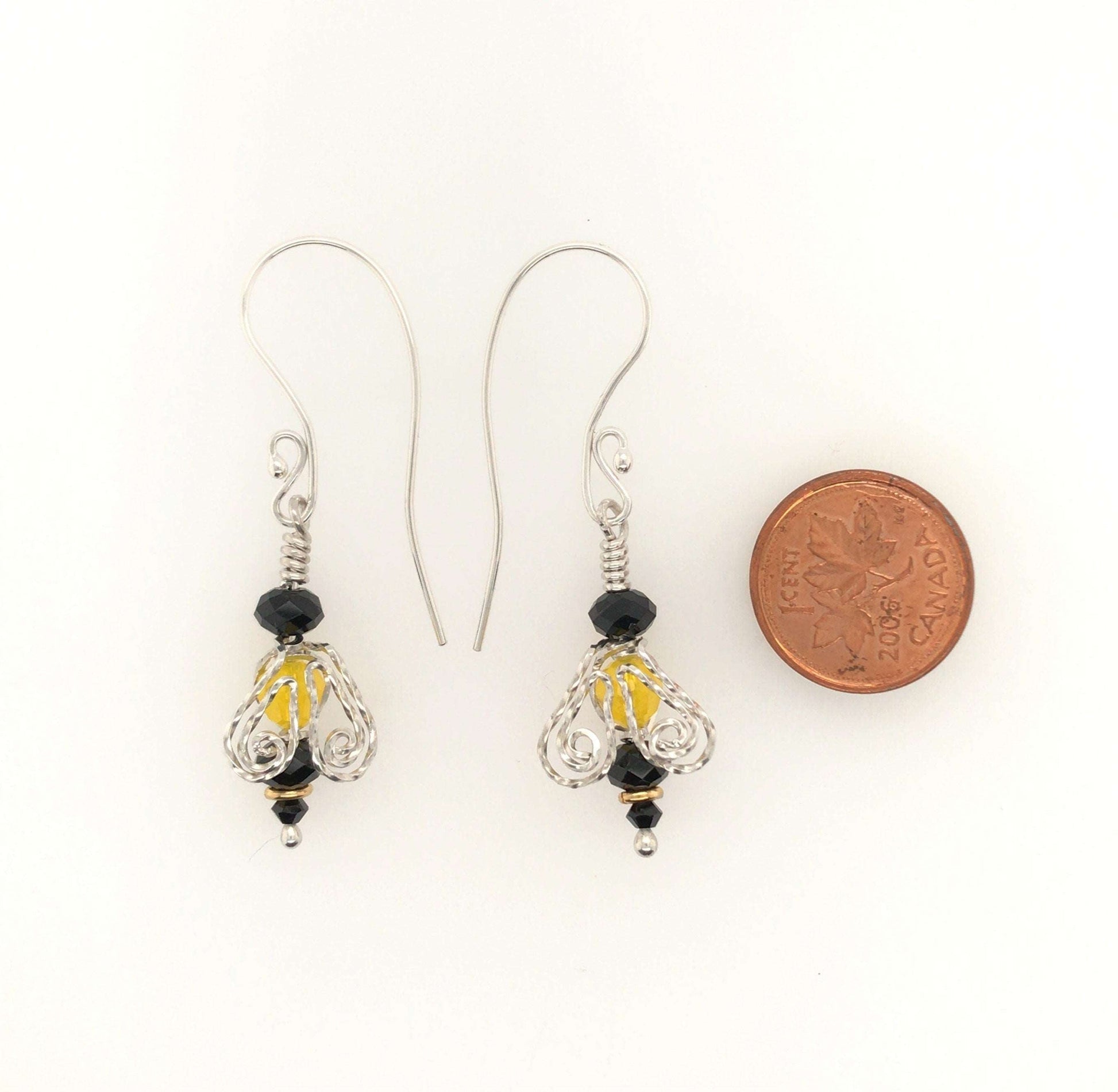 Honeybee Earrings - Barb Murrin Jewelry