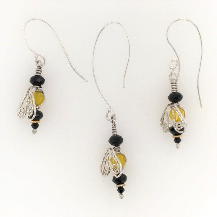 Honeybee Earrings - Barb Murrin Jewelry