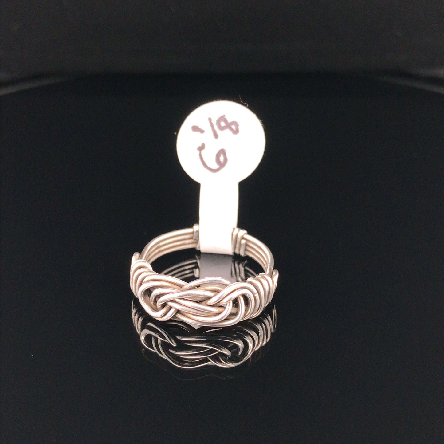 Knotted Rings, Argentium Silver, Double Wire, 4-wire band - Barb Murrin Jewelry