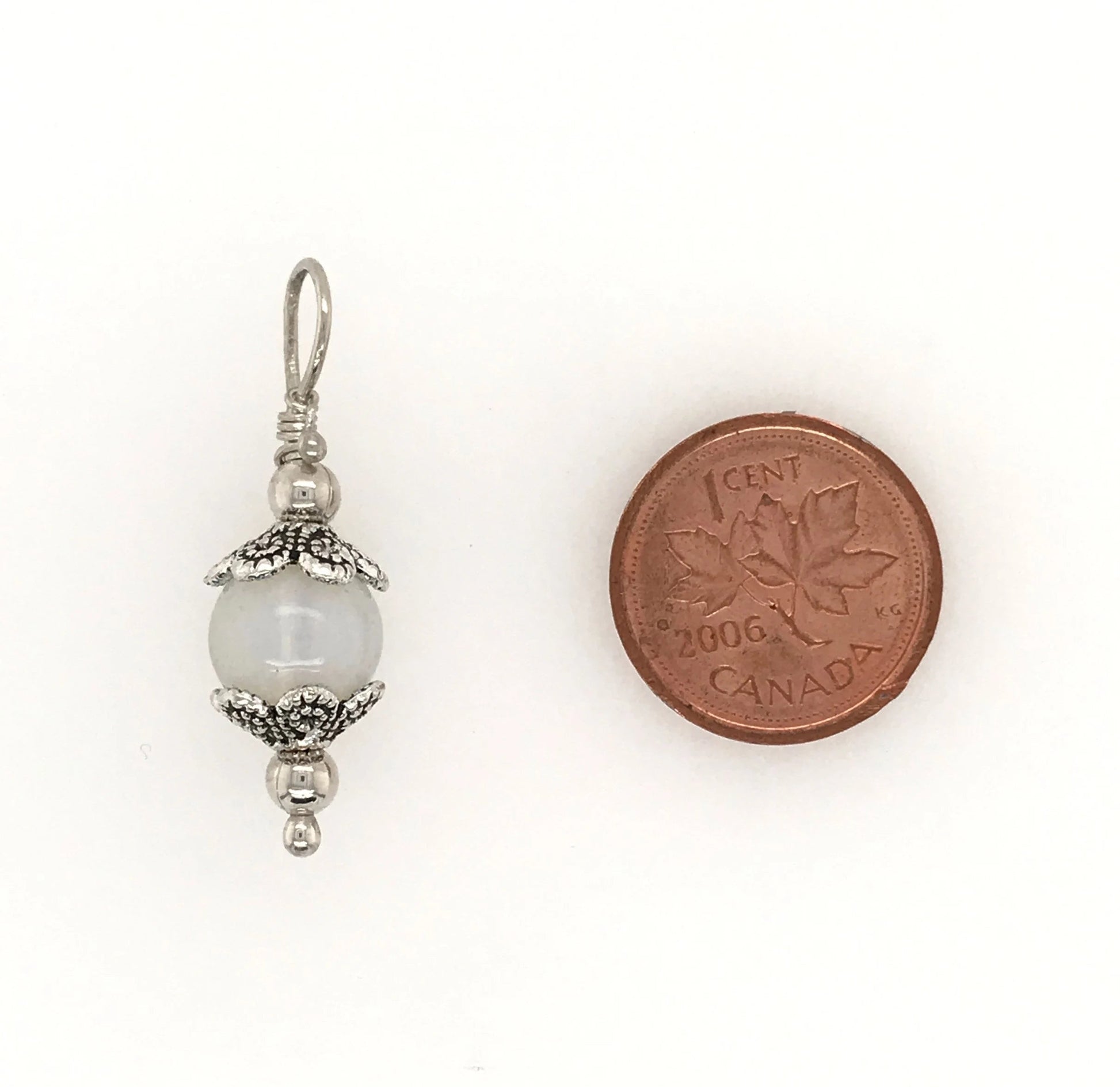 Moonstone Drop Pendant (DISCONTINUING) - Barb Murrin Jewelry