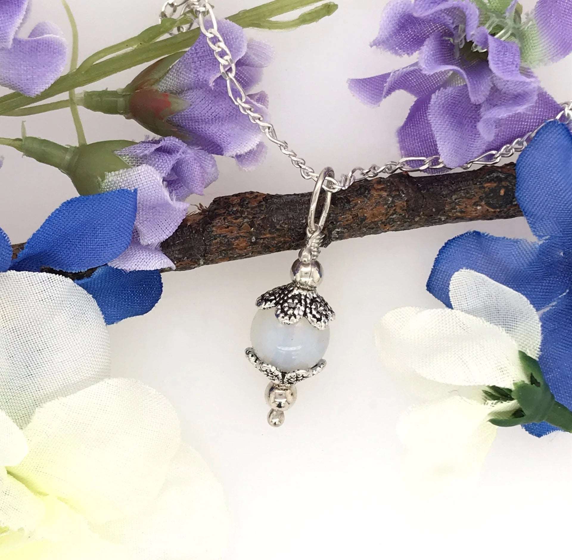 Moonstone Drop Pendant (DISCONTINUING) - Barb Murrin Jewelry