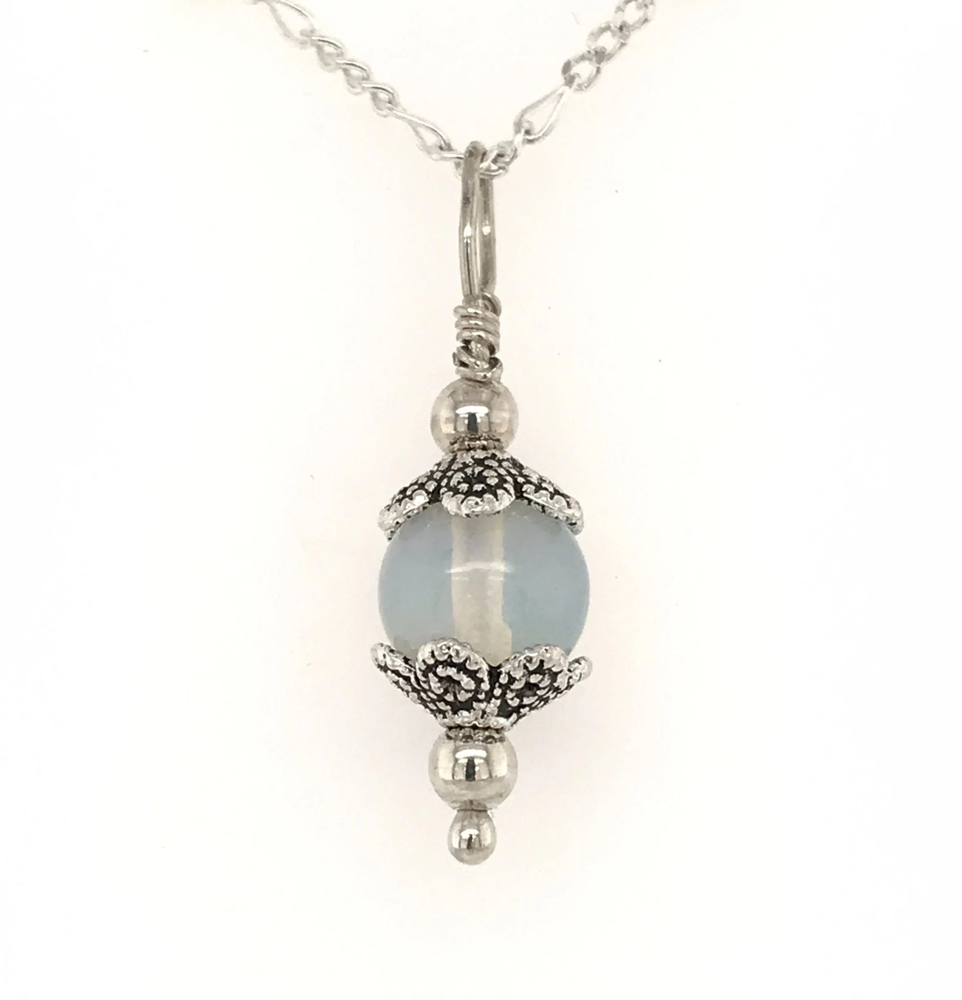 Moonstone Drop Pendant (DISCONTINUING) - Barb Murrin Jewelry