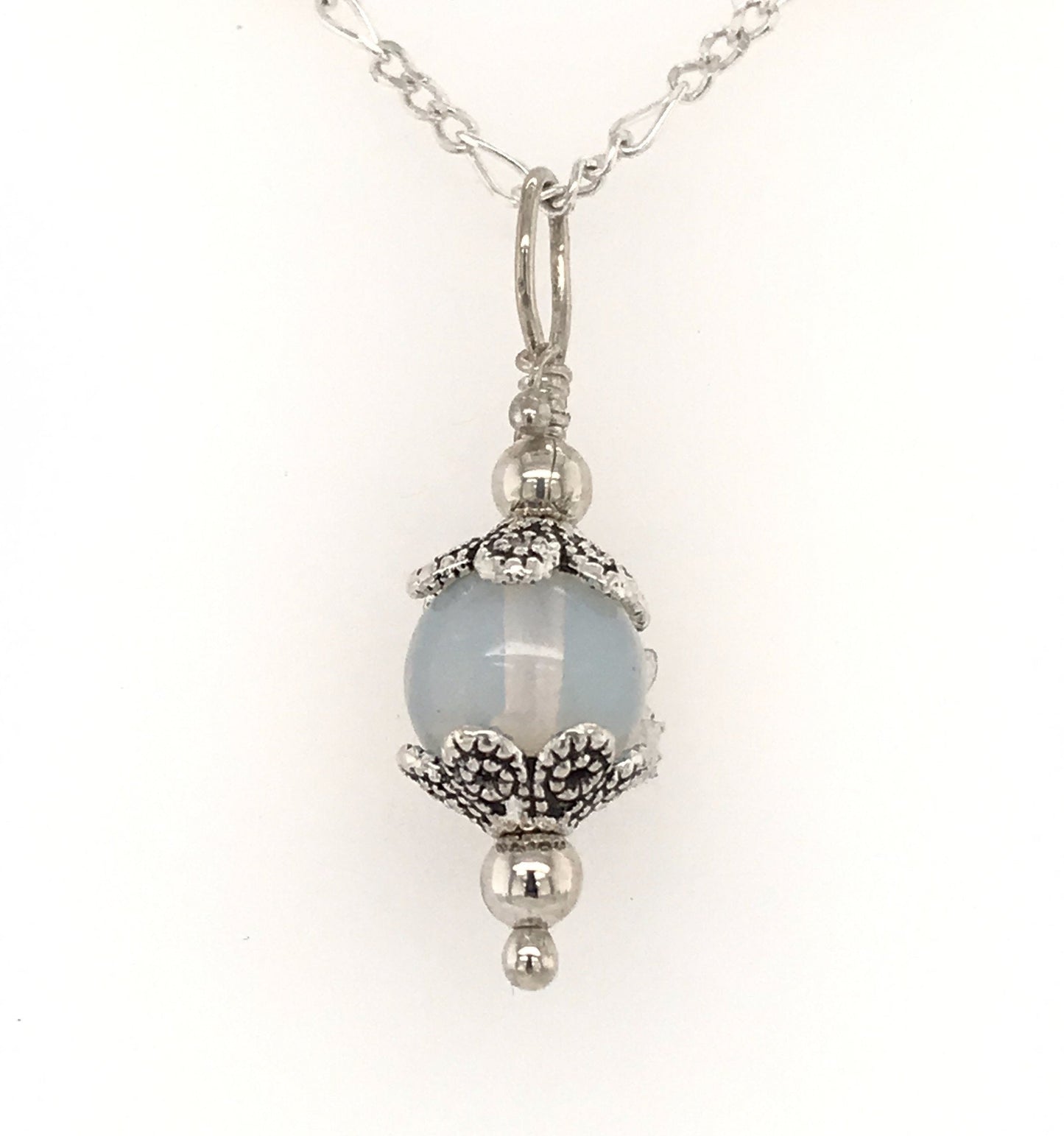 Moonstone Drop Pendant (DISCONTINUING) - Barb Murrin Jewelry