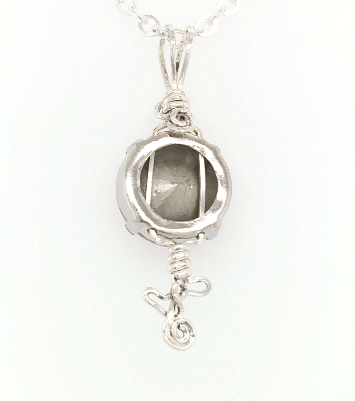 Pendulum-Style Swarovski Crystal Pendant (Crystal Sceptre Pendant") - Barb Murrin Jewelry