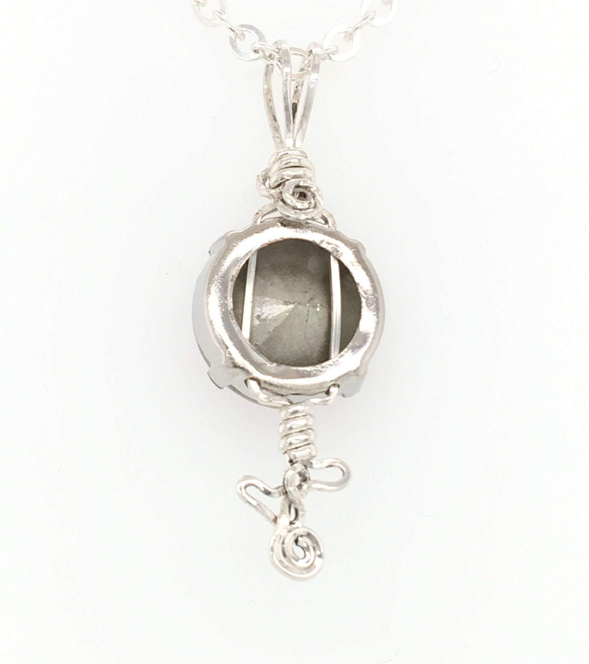 Pendulum-Style Swarovski Crystal Pendant (Crystal Sceptre Pendant") - Barb Murrin Jewelry