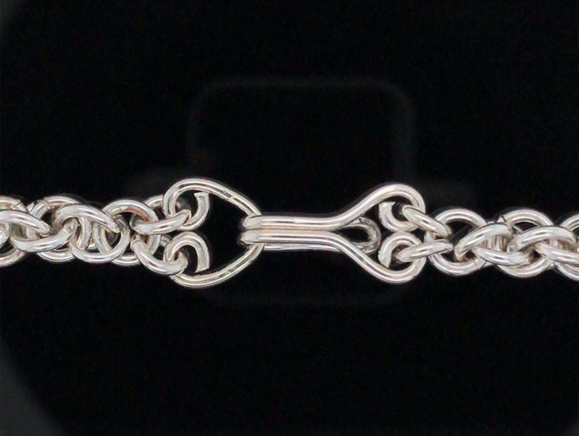 Spiral Weave Argentium Silver Bracelet (Jens Pind, JPL3) - Barb Murrin Jewelry