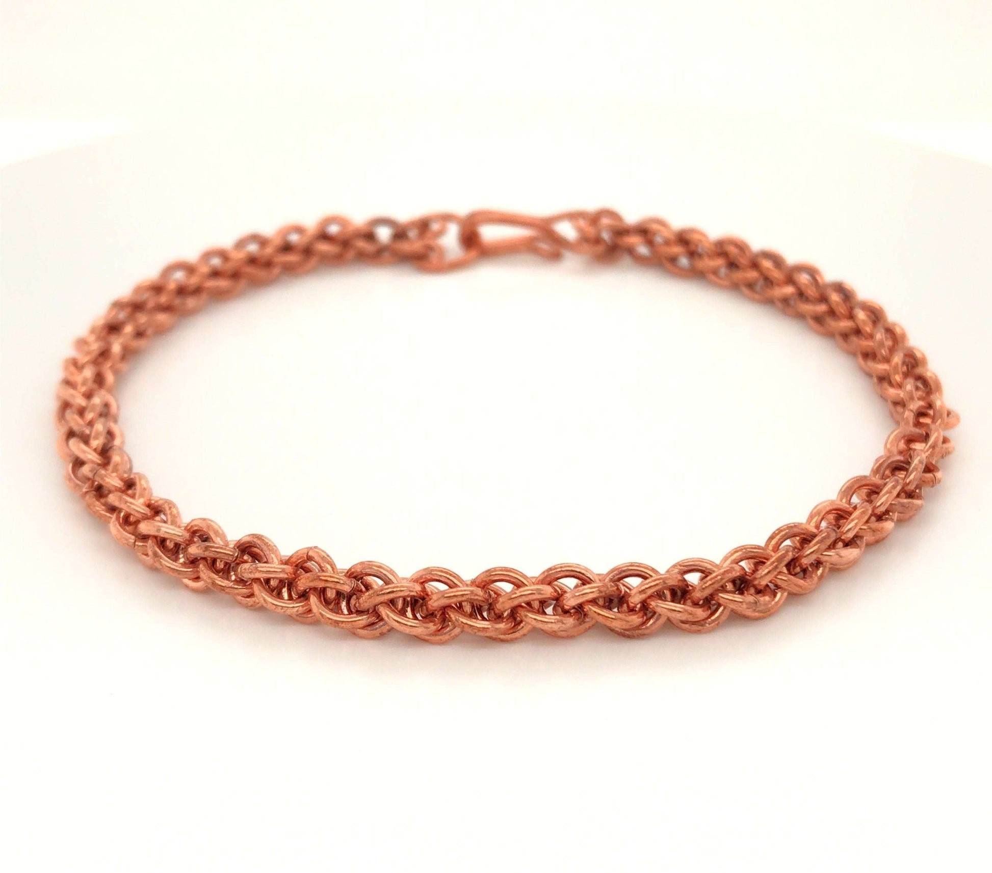 Spiral Weave Copper Bracelet (Jens Pind, JPL3) - Barb Murrin Jewelry